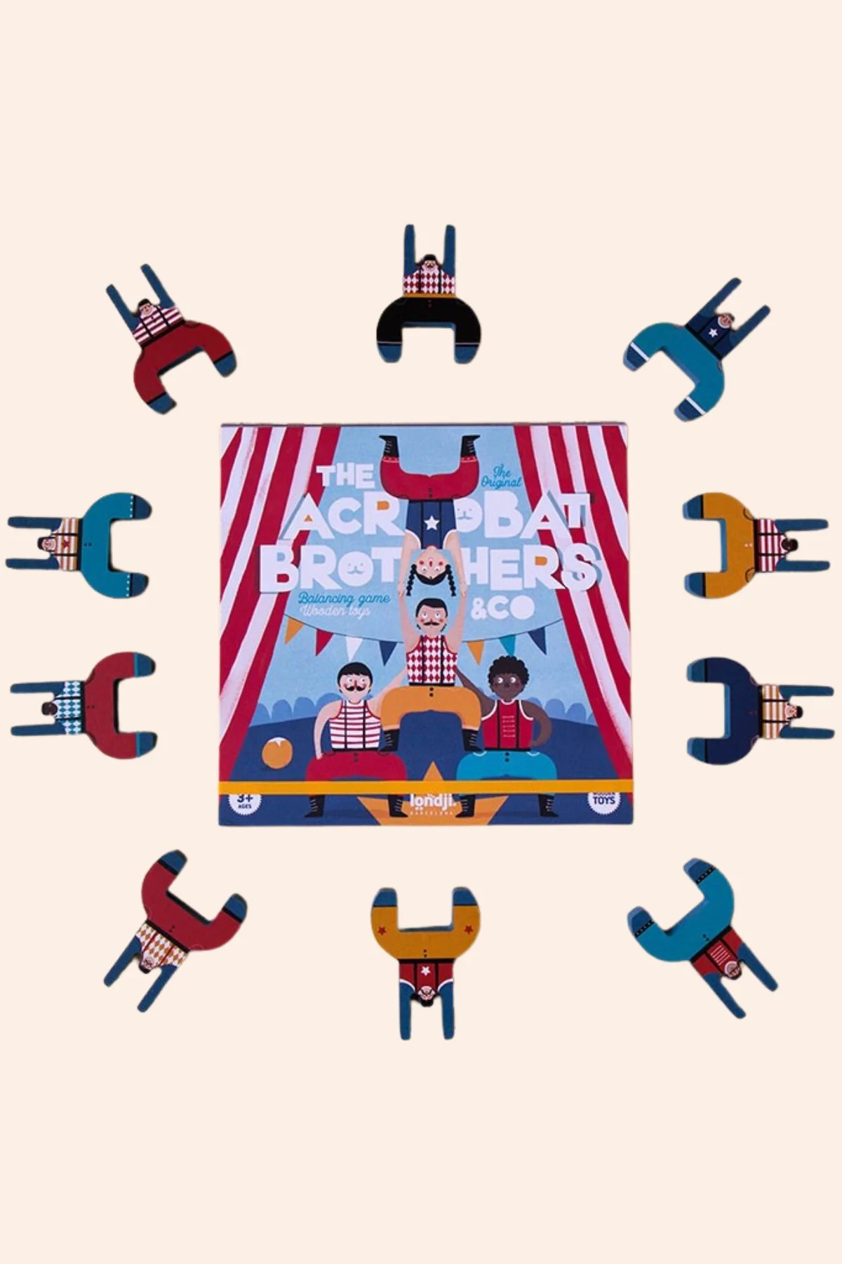 Londji - The Acrobat Brothers - Wooden toy