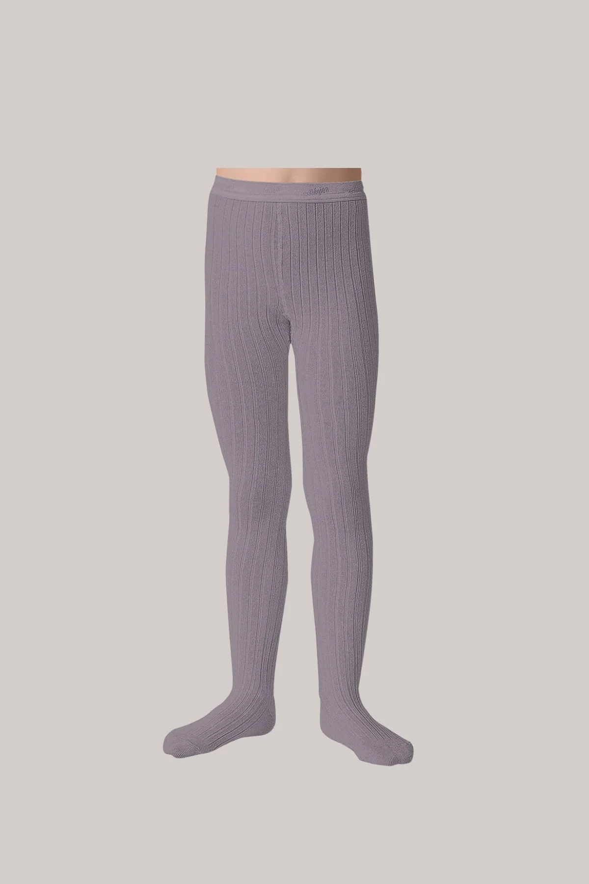 Collégien X Strawberries & Cream - Louise Ribbed Tights - Glycine du Japon - Image 2