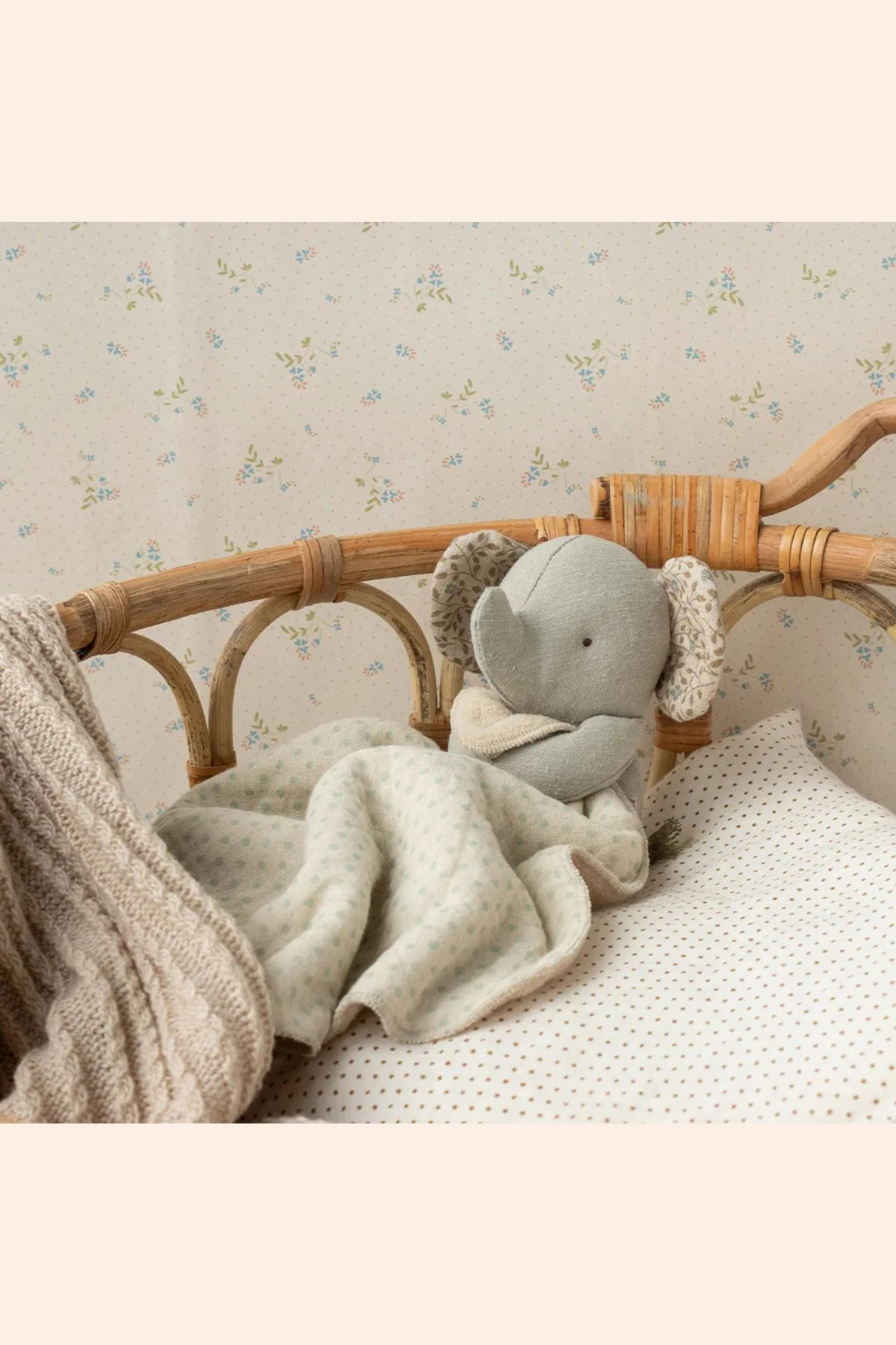 Maileg - Lullaby friends - Elephant - Mini - Iron grey - Image 2