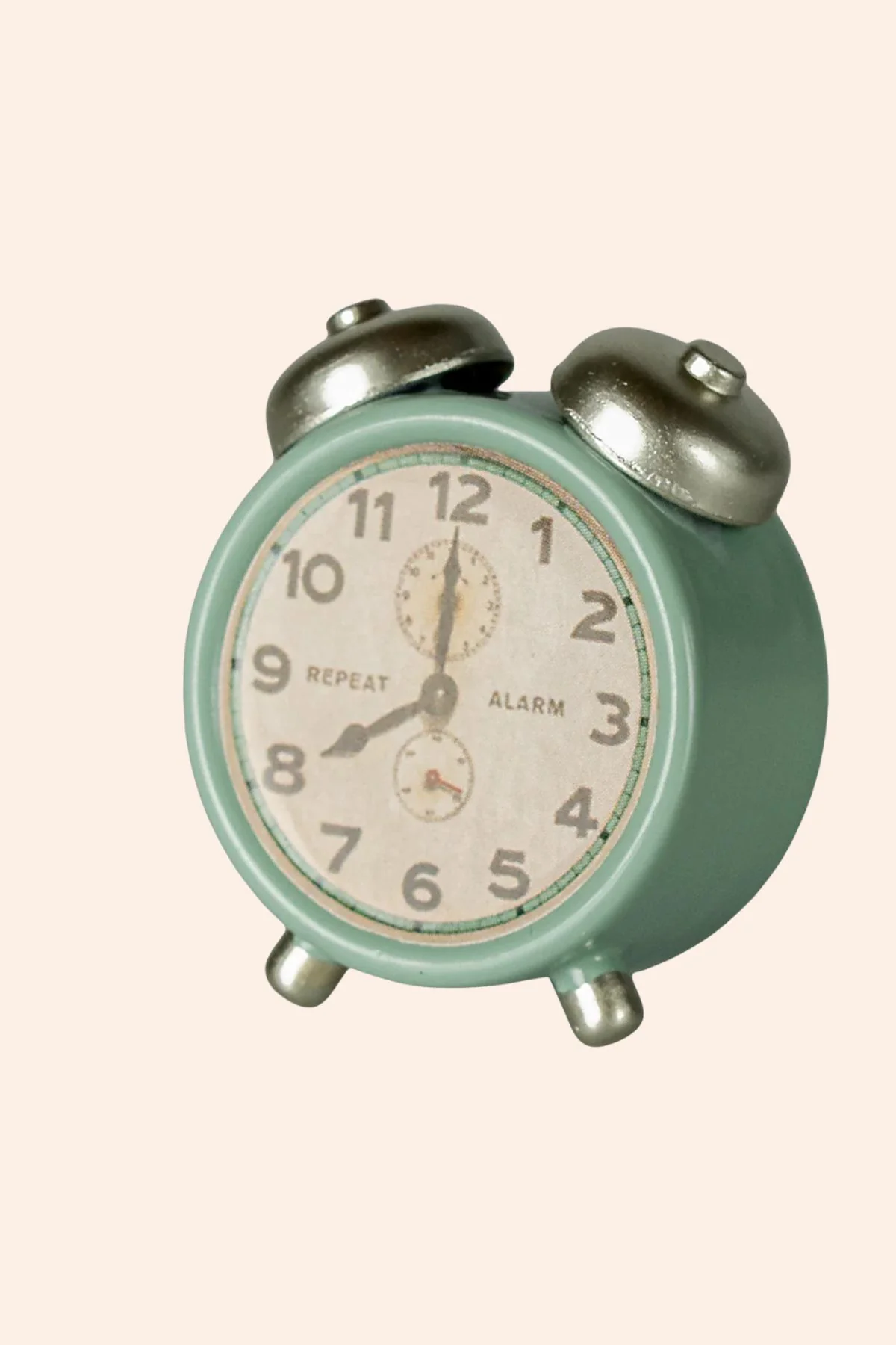 Maileg - Alarm Clock, Mouse - Mint - Image 2