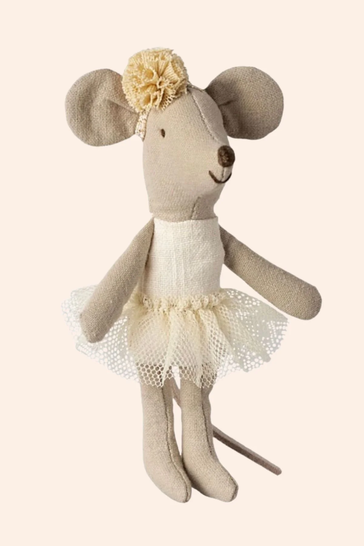 Maileg - Ballerina Mouse Little Sister - Off White