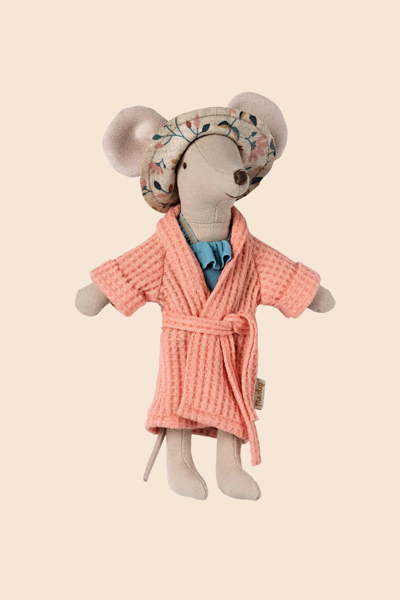 Maileg Bathrobe Coral - Clothes Cabin de Plage - Image 2