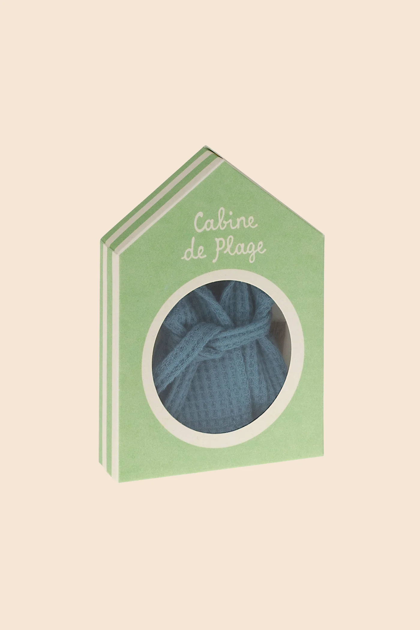 Maileg Bathrobe Dusty Blue - Clothes Cabin de Plage - Image 3