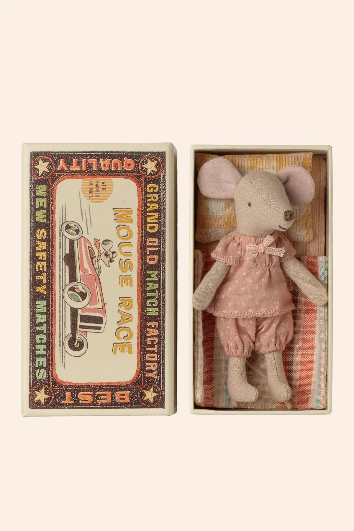 Maileg - Big Sister Mouse in Matchbox