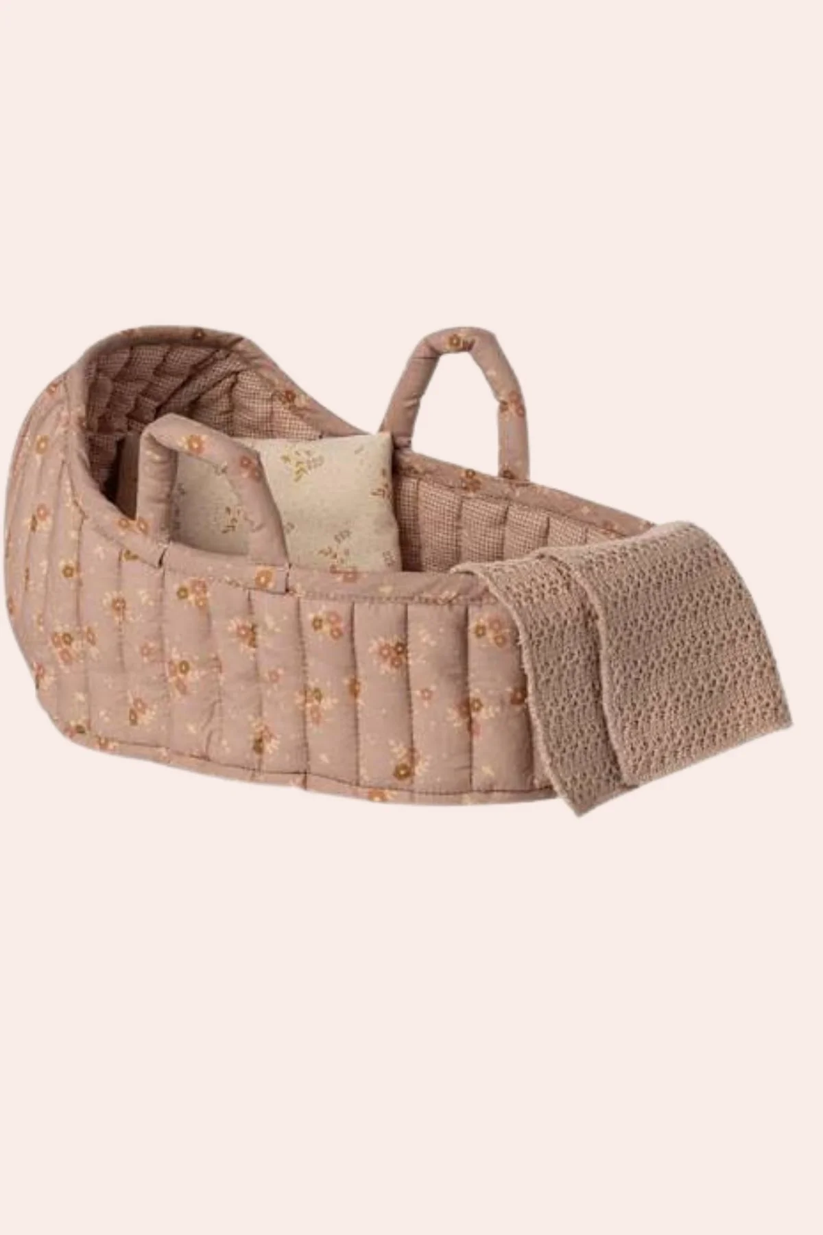 Maileg - Carry Cot - Large - Rose - Image 2