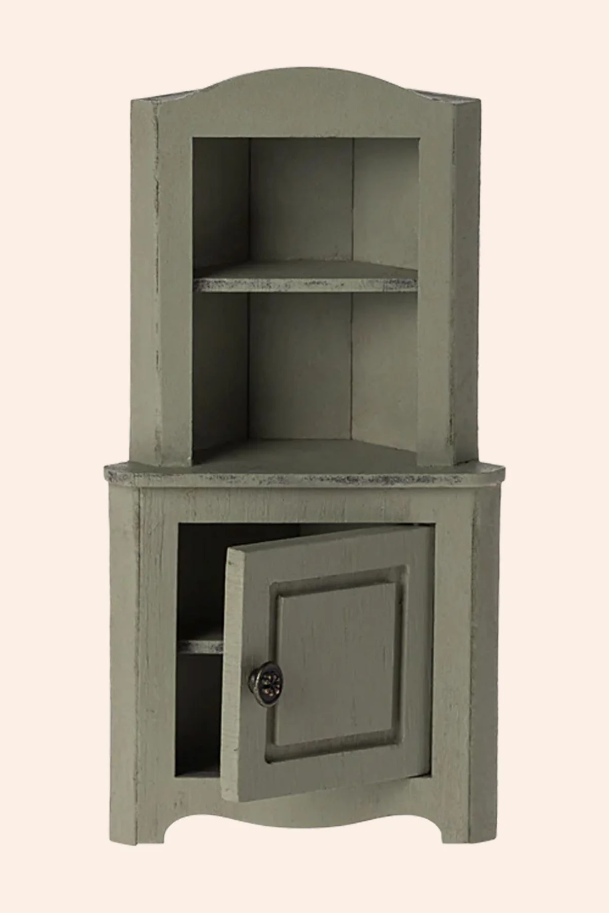 Maileg - Mouse Corner Cabinet - Light Green