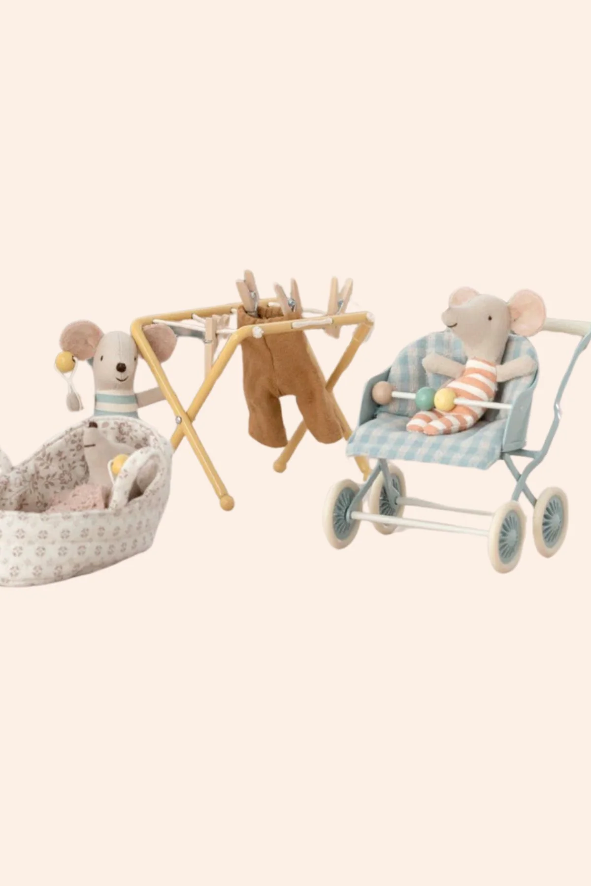 Maileg - Drying Rack, Mouse - Image 3