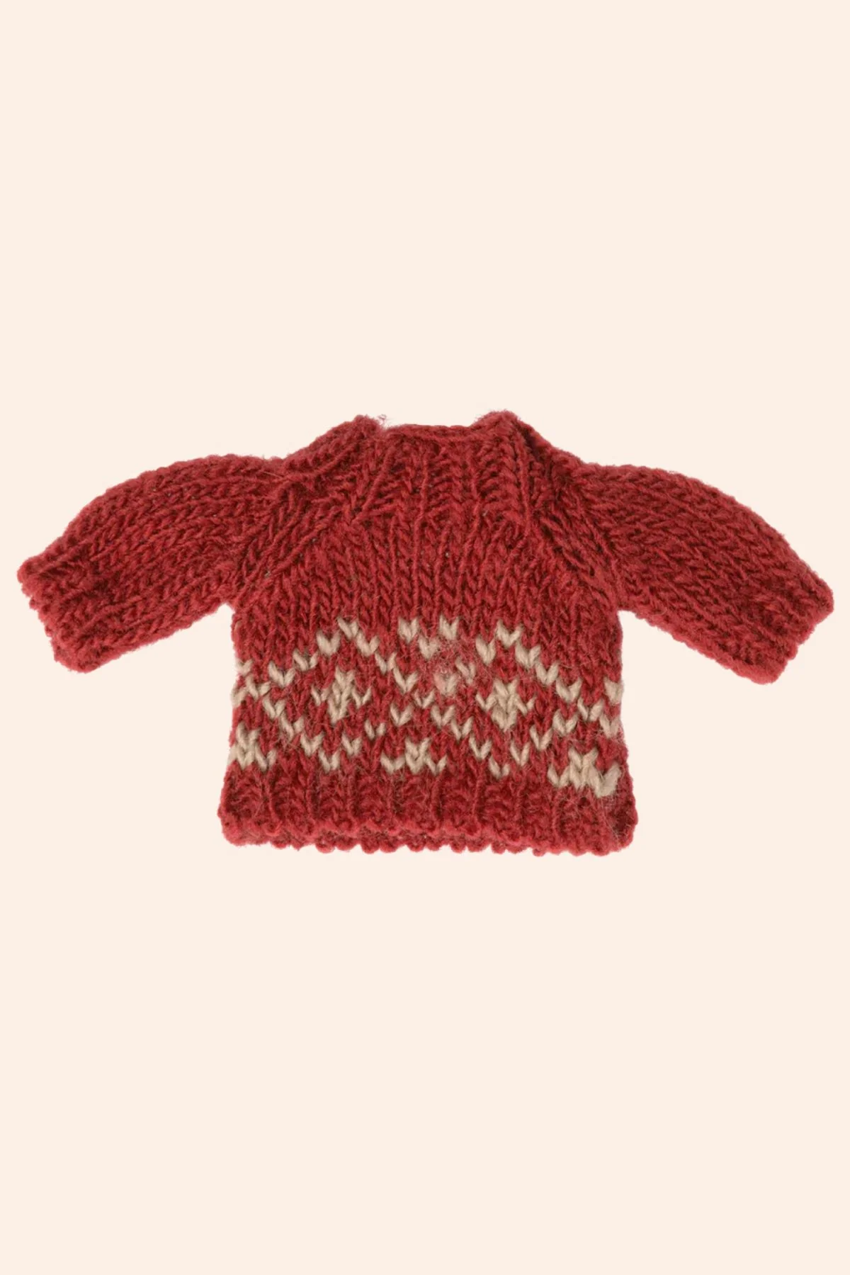 Maileg - Mum/Dad Clothes - Knitted Sweater - Red