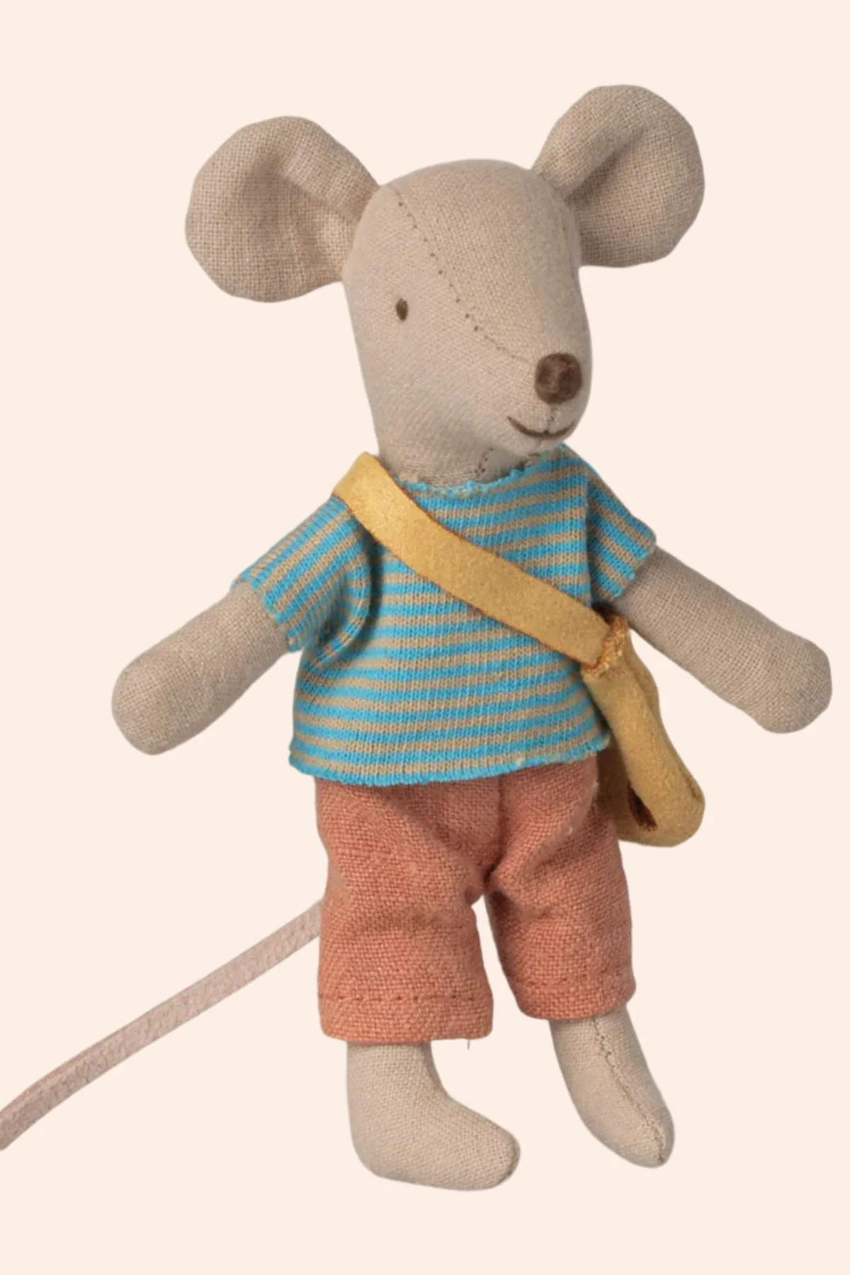 Maileg Little brother mouse with bag - PRE-ORDER, Estimated shipping: June