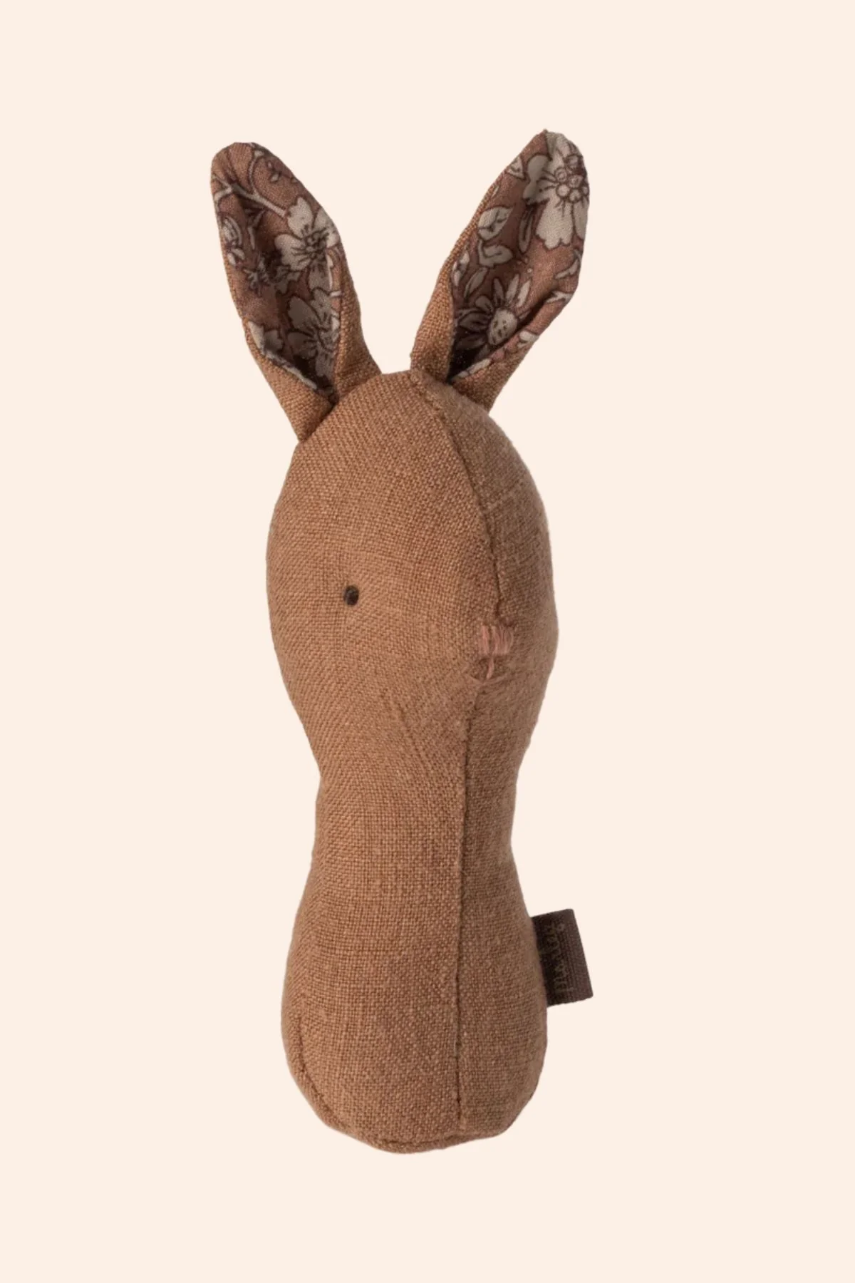 Maileg - Lullaby Friends, Bunny Rattle - Chocolate