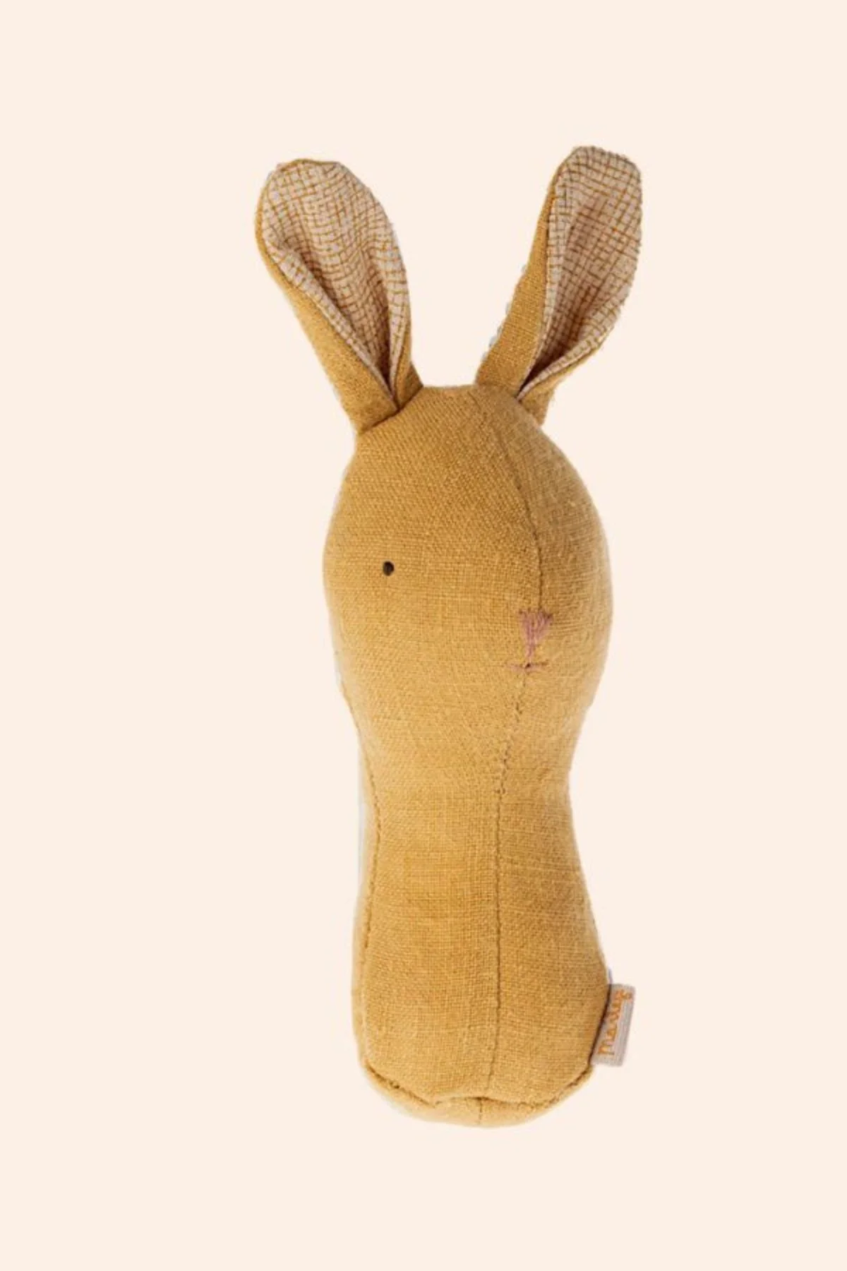 Maileg - Lullaby Friends - Bunny Rattle - Dusty Yellow