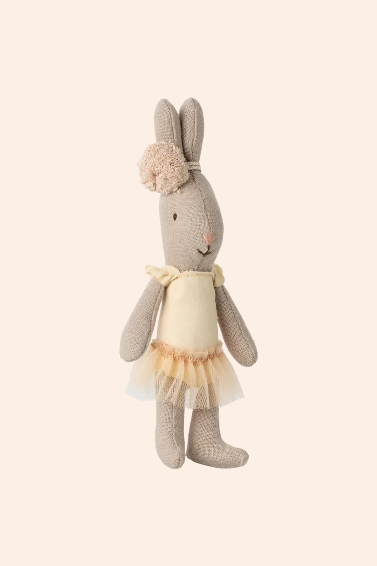 Maileg - Micro Rabbit - Ballet suit and skirt cream