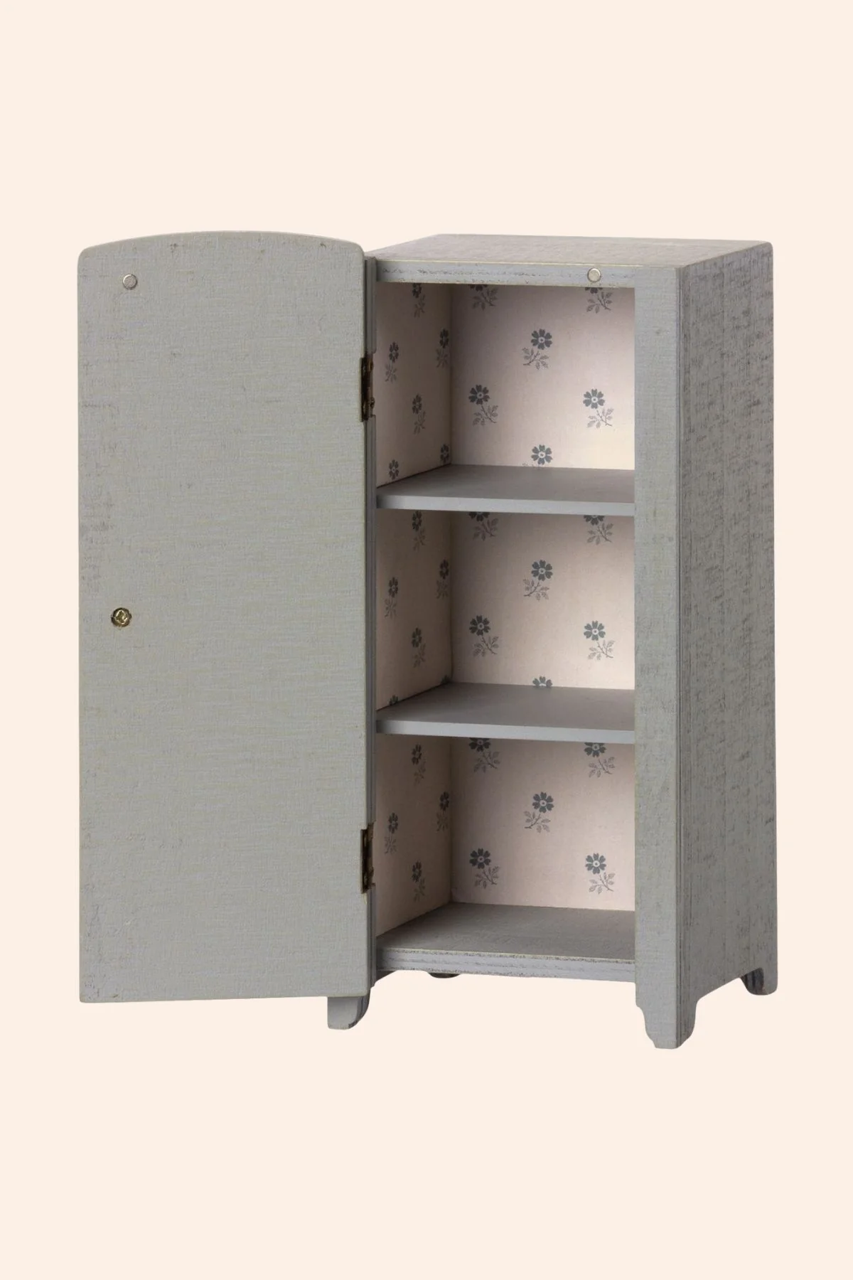 Maileg Miniature Closet - Grey/Mint - Image 2