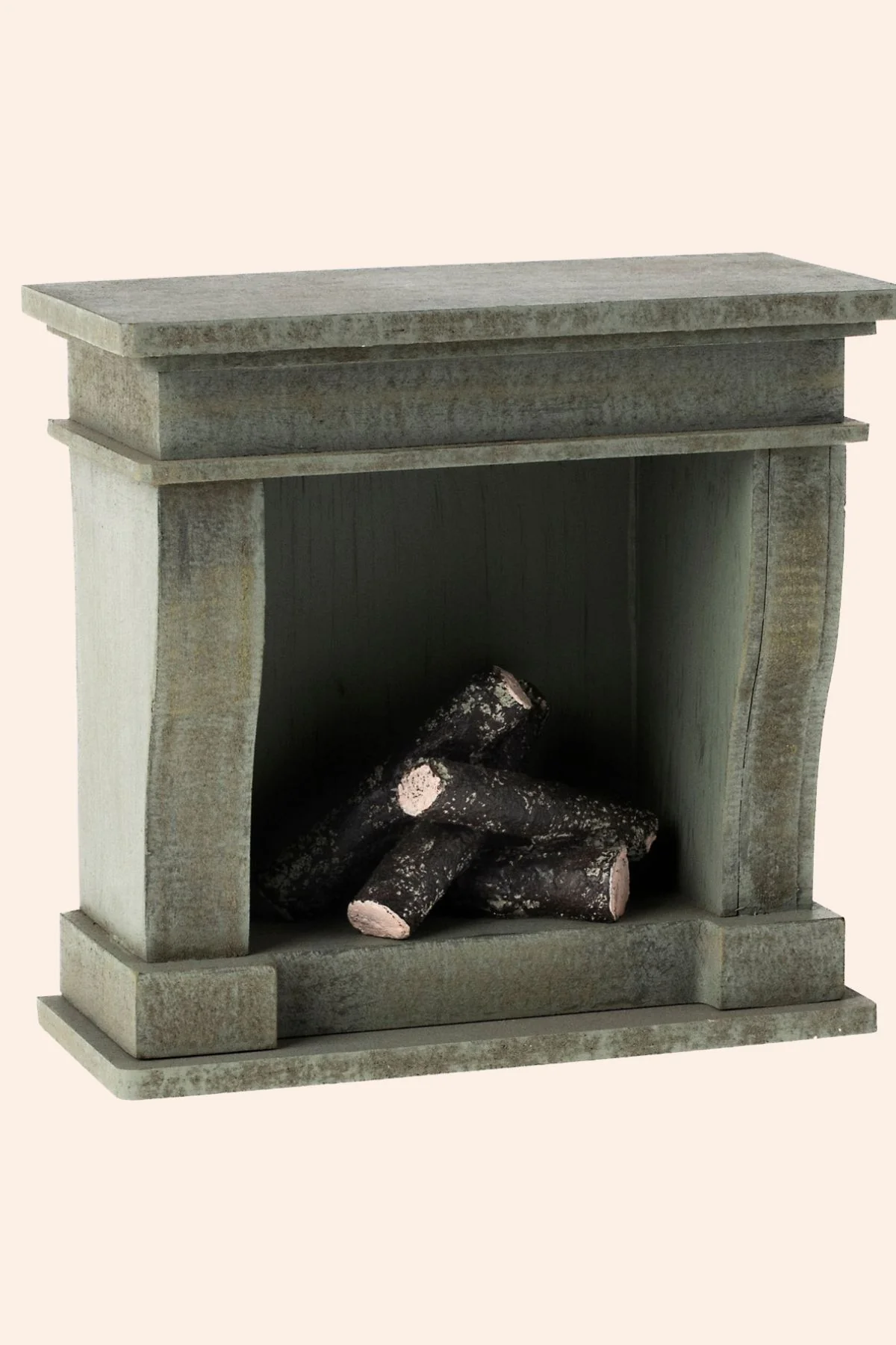 Maileg - Miniature - Fireplace, Miniature - Dusty green - Image 2