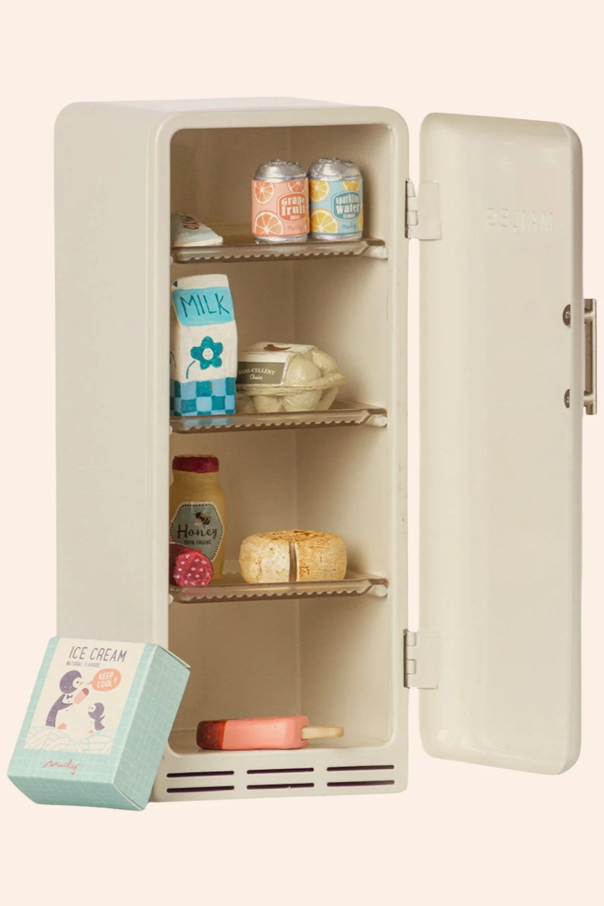 Maileg - Miniature Fridge - Off White - Image 2