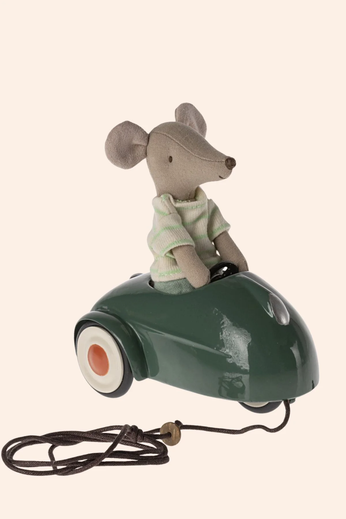 Maileg - Mouse Car - Dark Green - Image 2