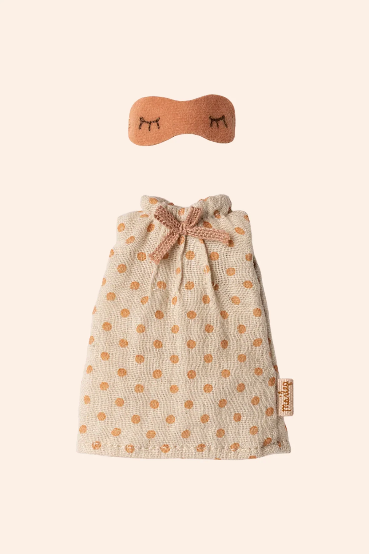 Maileg - Nightgown Mum, Mouse - Light grey