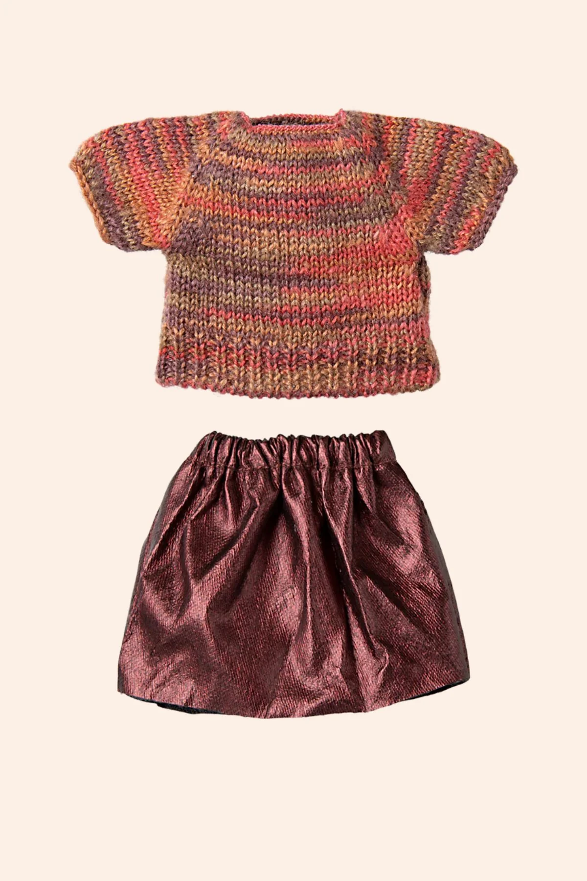 Maileg - Skirt and Knitted Blouse - Mum Mouse