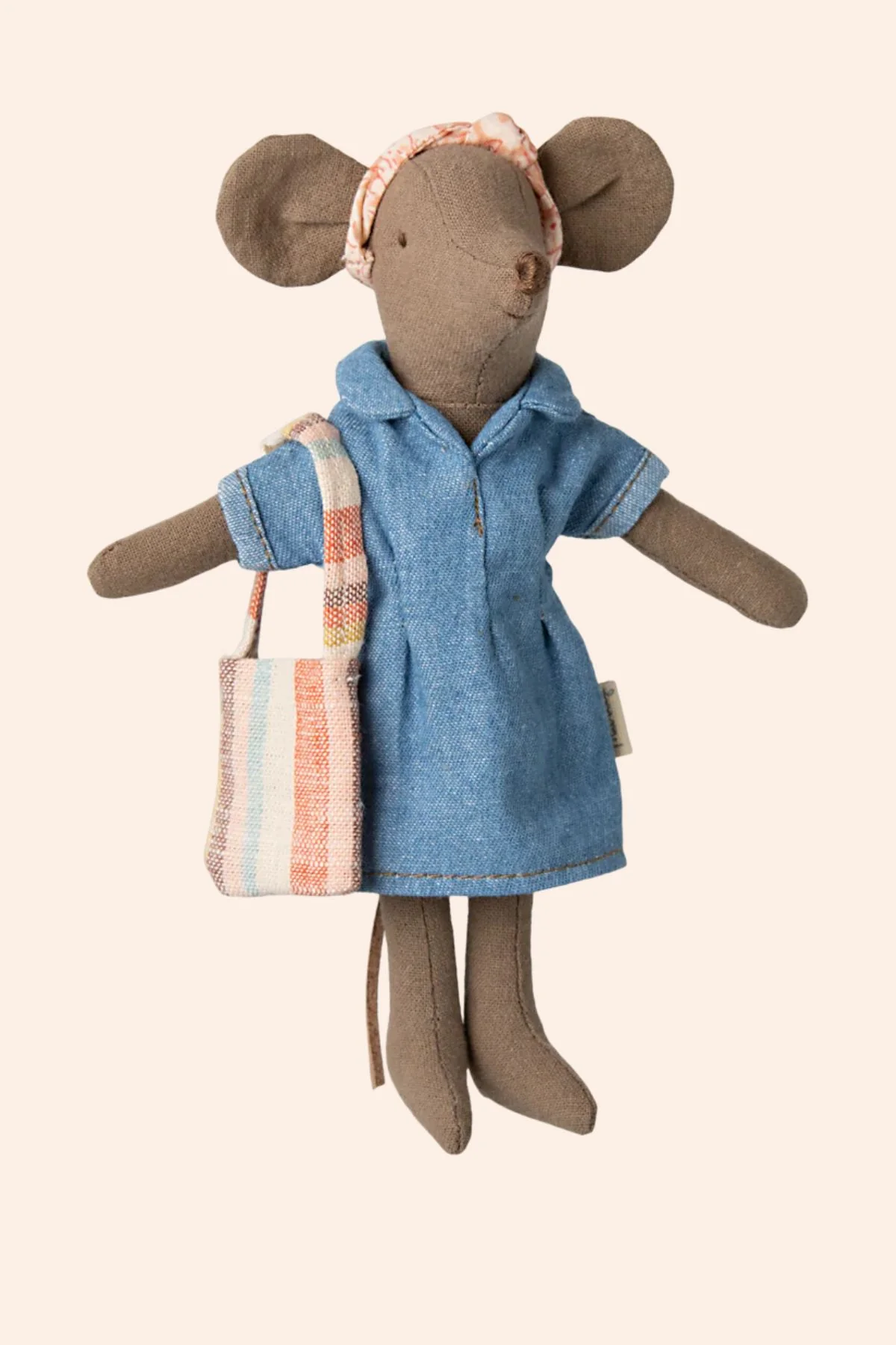 Maileg - Denim Dress and Bag - Mum Mouse - Image 2