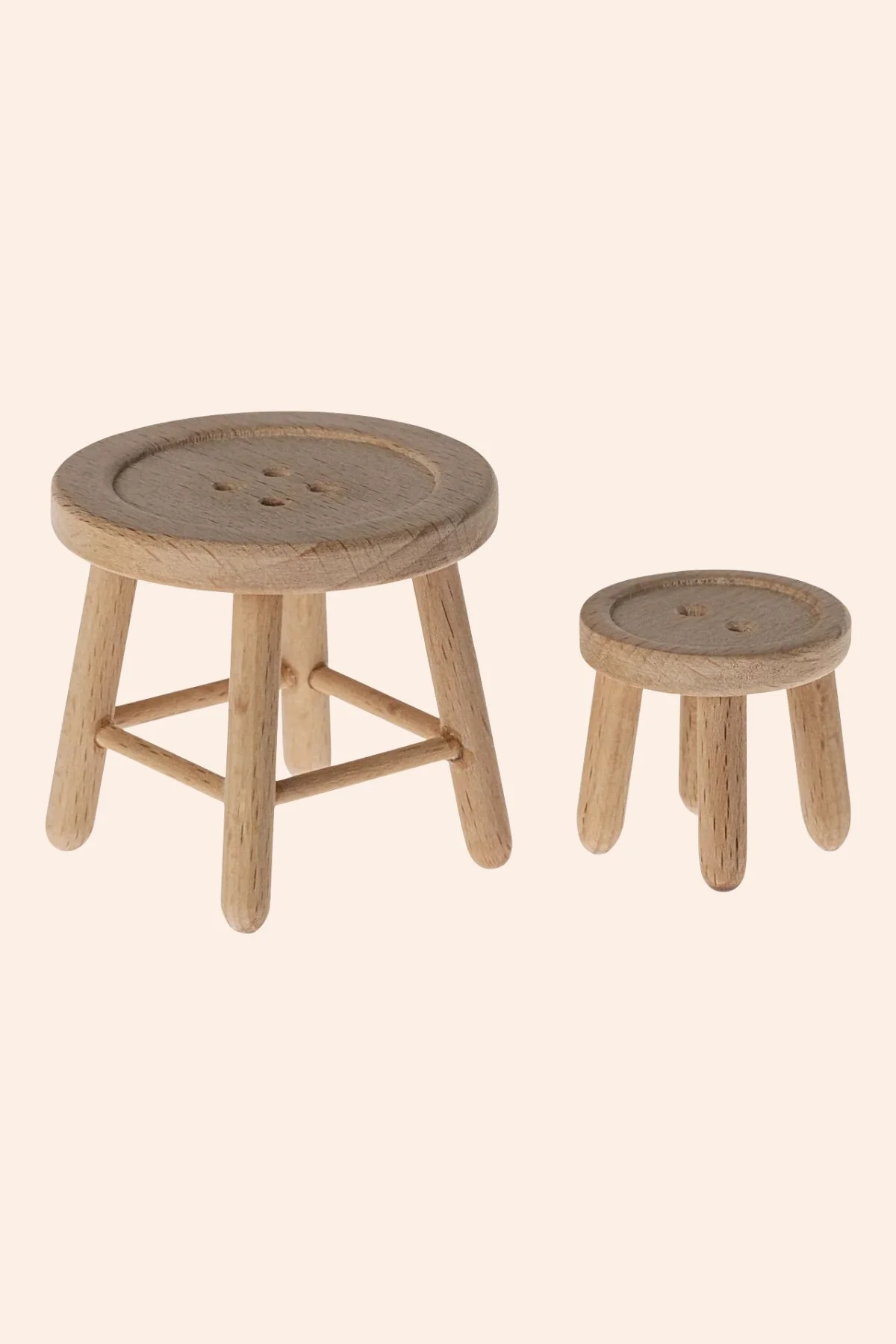 Maileg - Table and stool set, Mouse - Image 2
