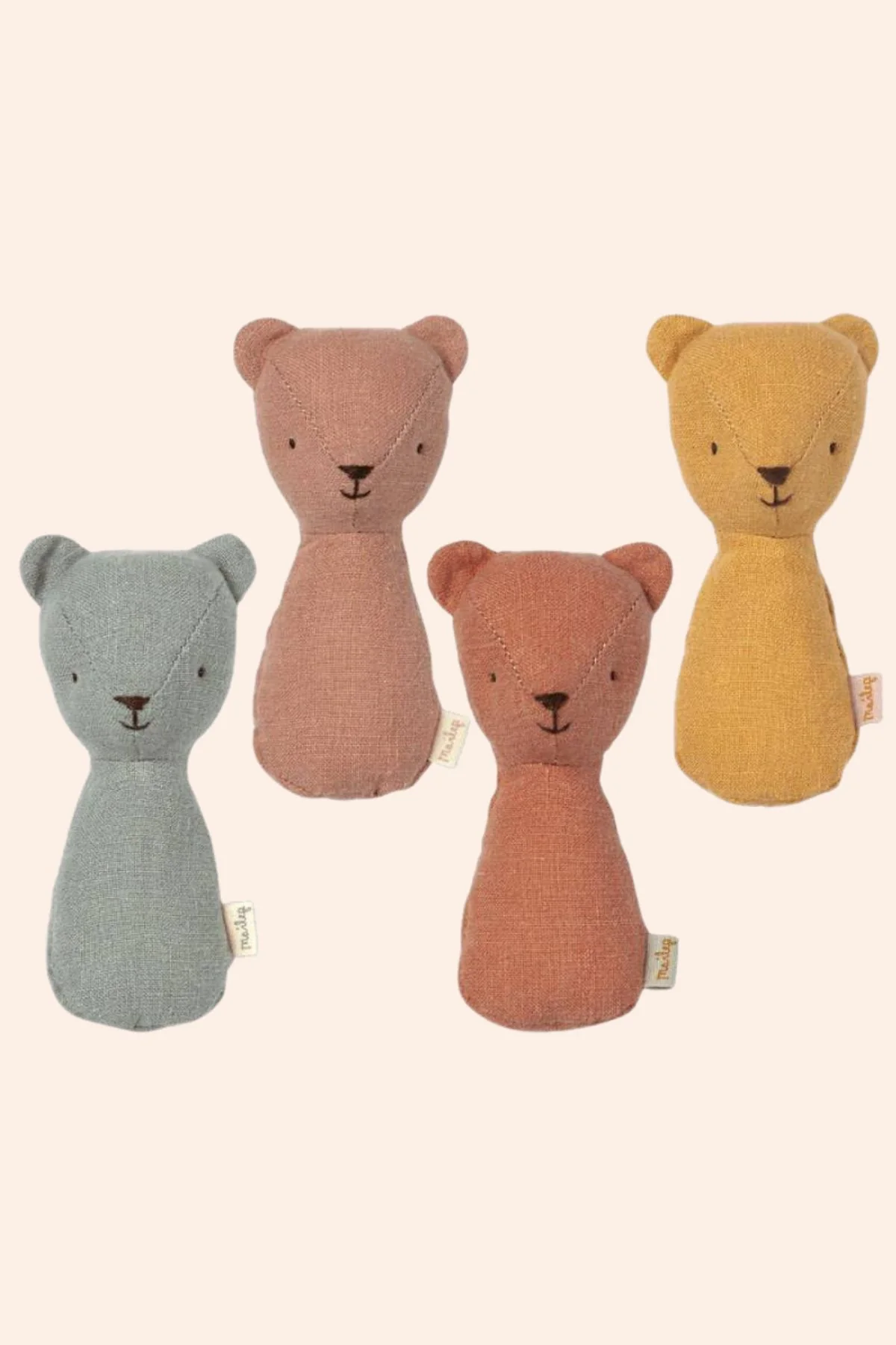 Maileg - Teddy Rattle - Old Rose - Image 3