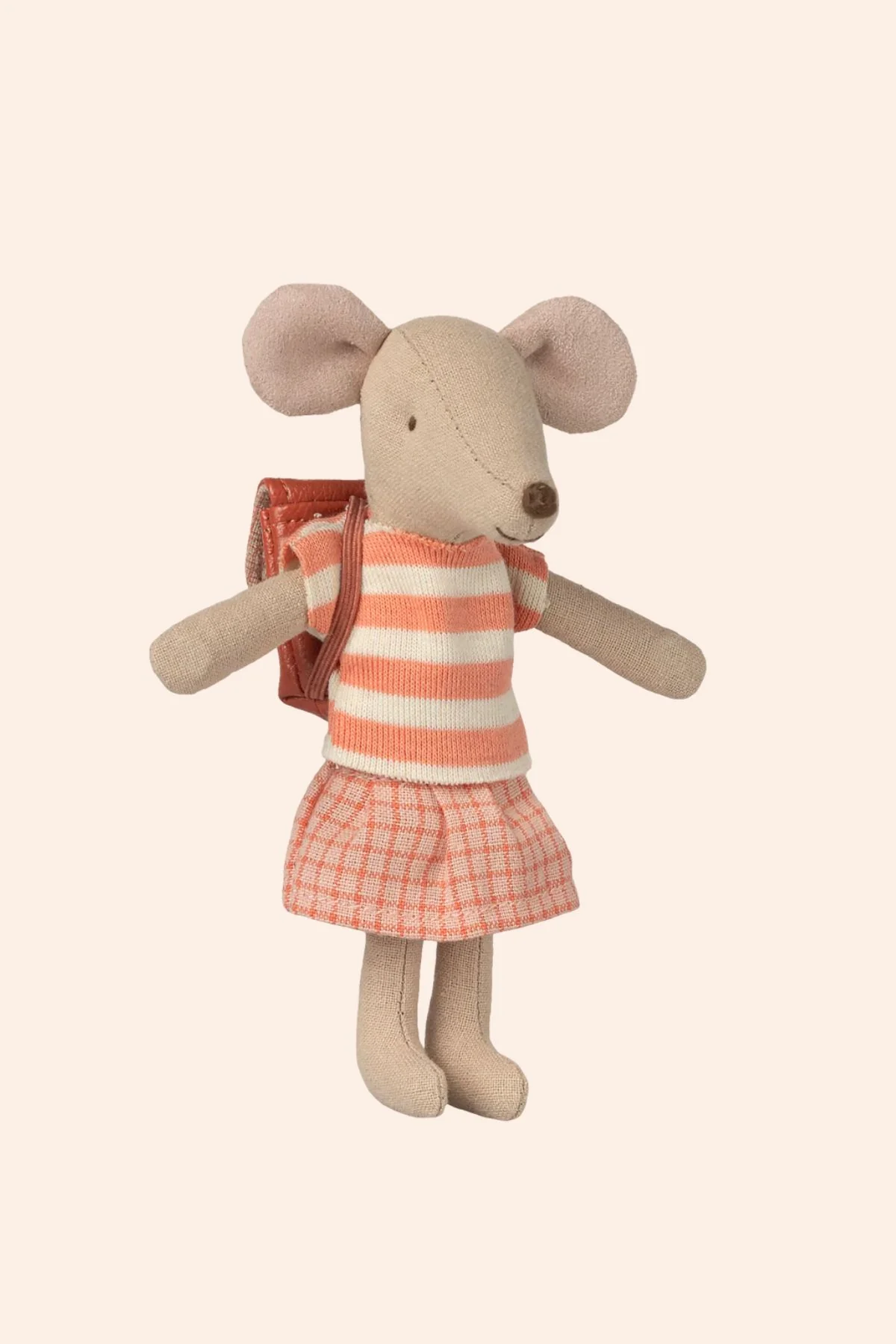 Maileg - Tricycle Mouse - Big Sister - Coral