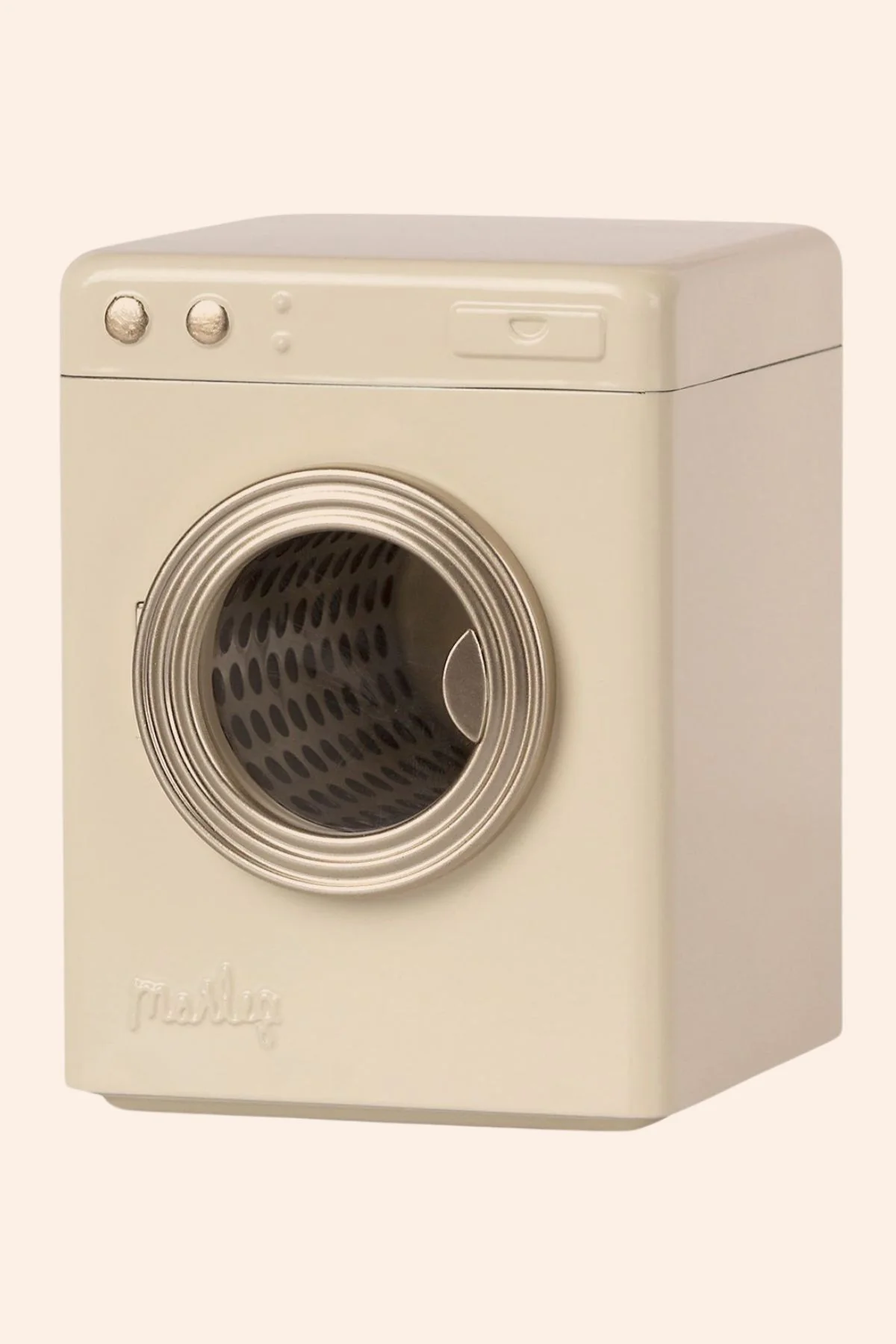 Maileg - Washing Machine - Mouse - Off white - Image 3