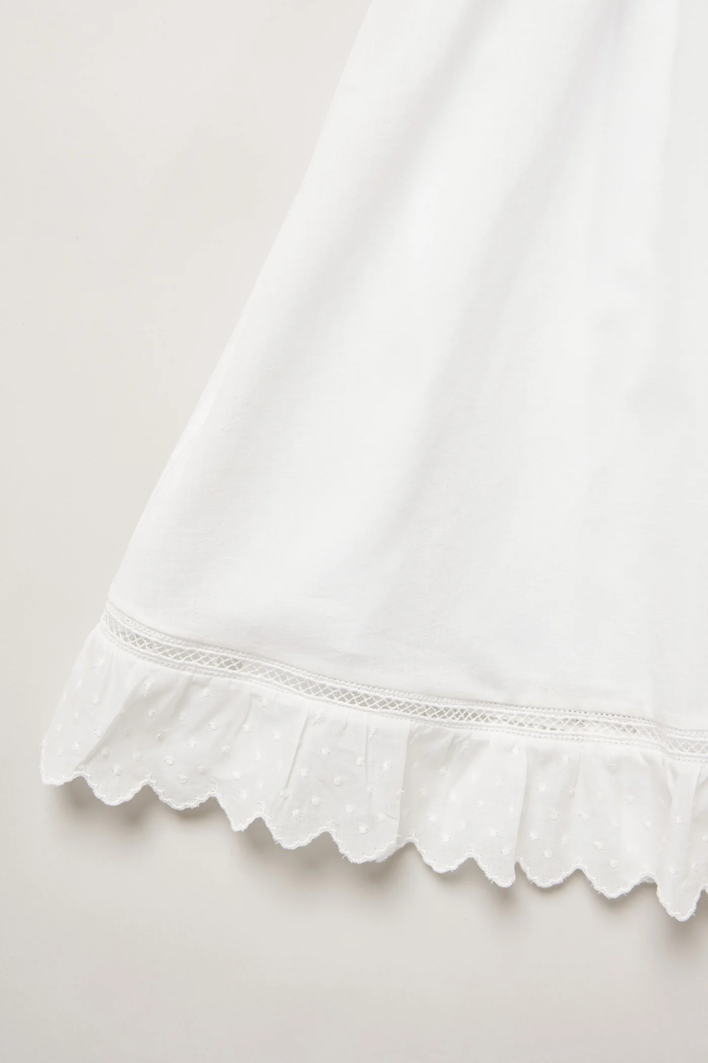 Milk Dress Soft White Jacquard - Image 3