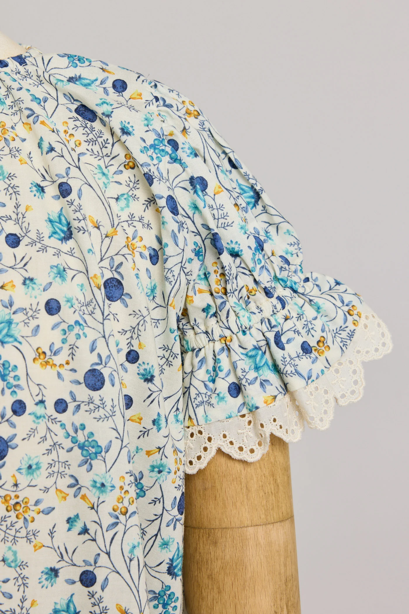 Moon Night Dress In Blue Berries - Image 4