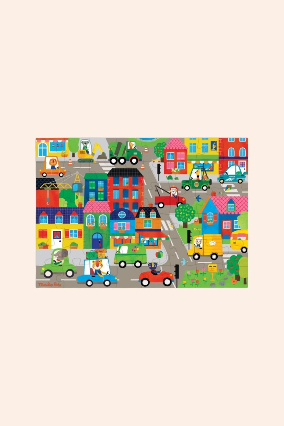 Moulin Roty - In town - Puzzle -  Les Popipop - Image 2