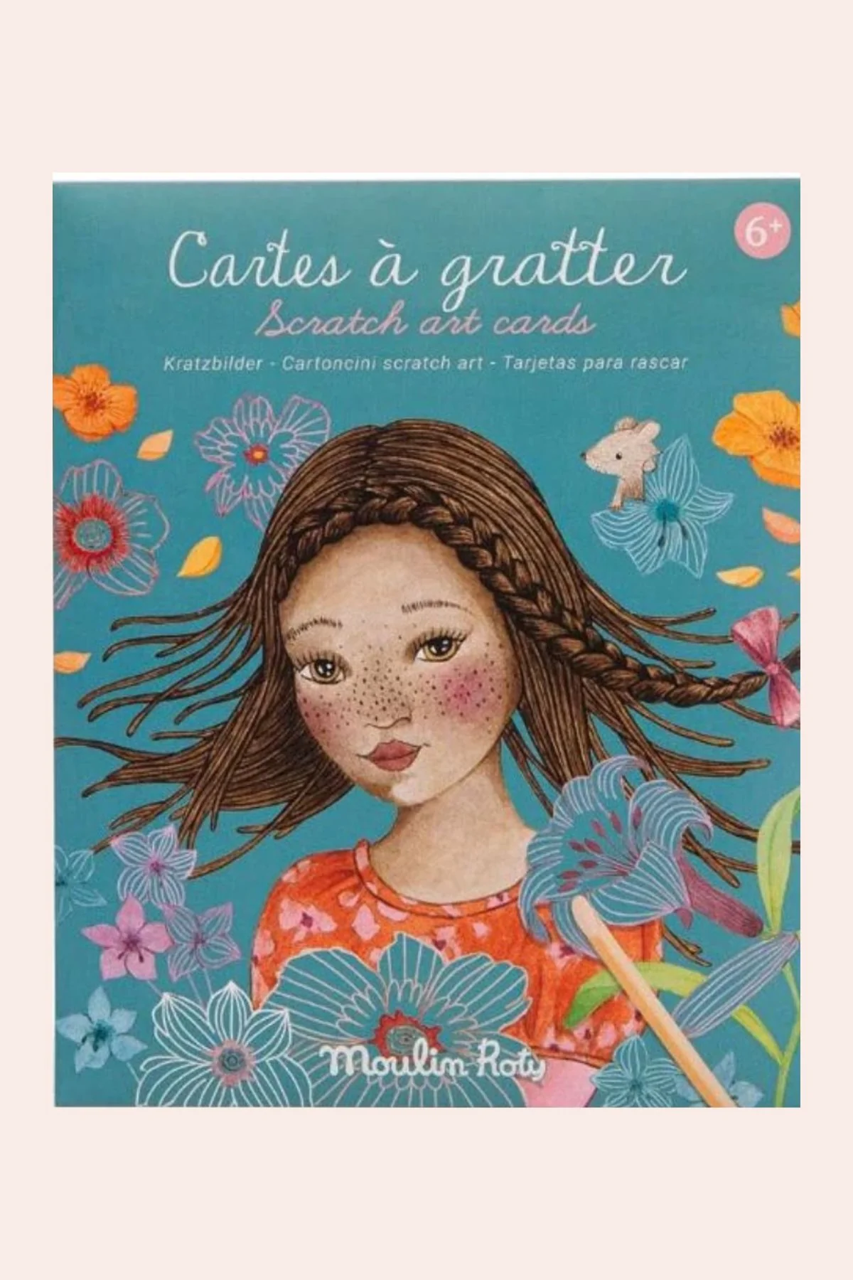Moulin Roty - Scratch Art Cards - Les Rosalies