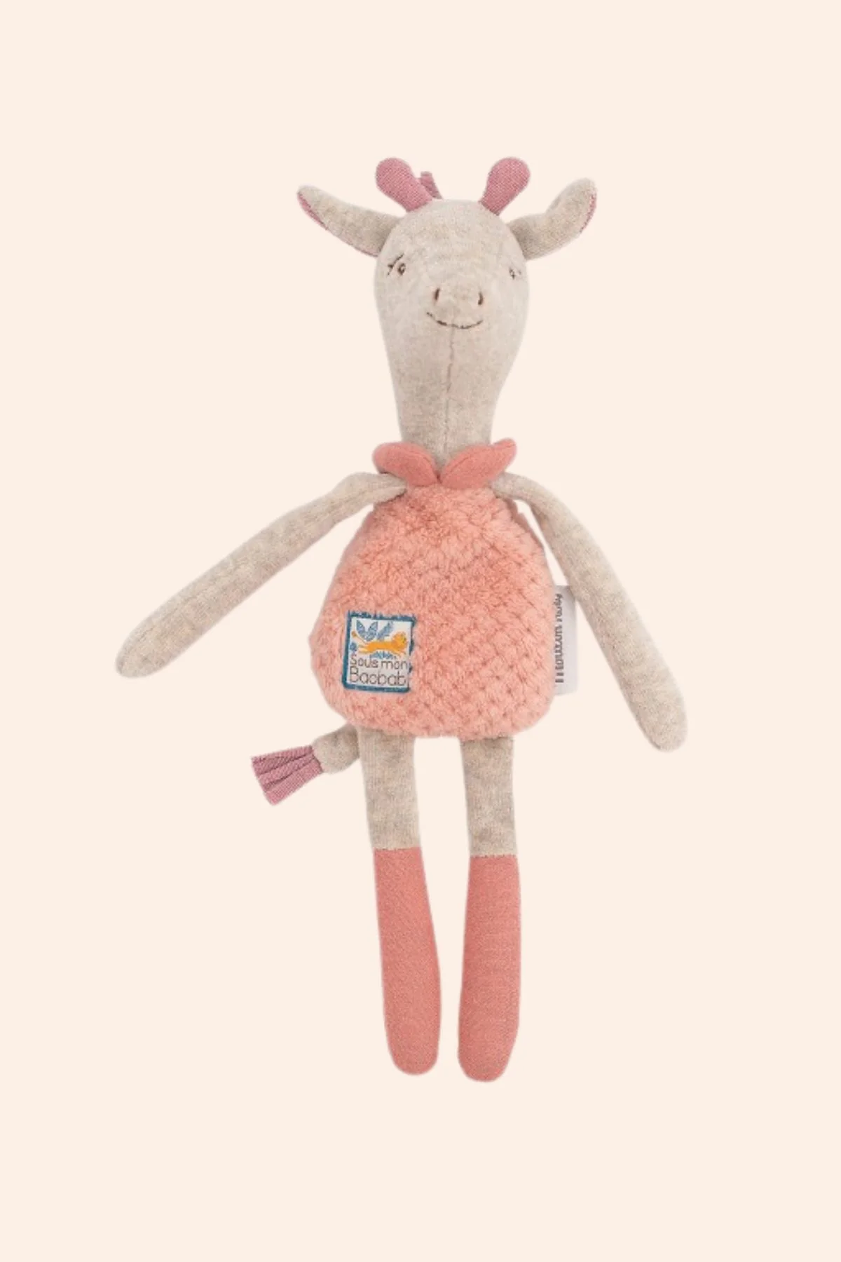 Moulin Roty - Sous mon Baobab - Giraffe Rattle Comforter