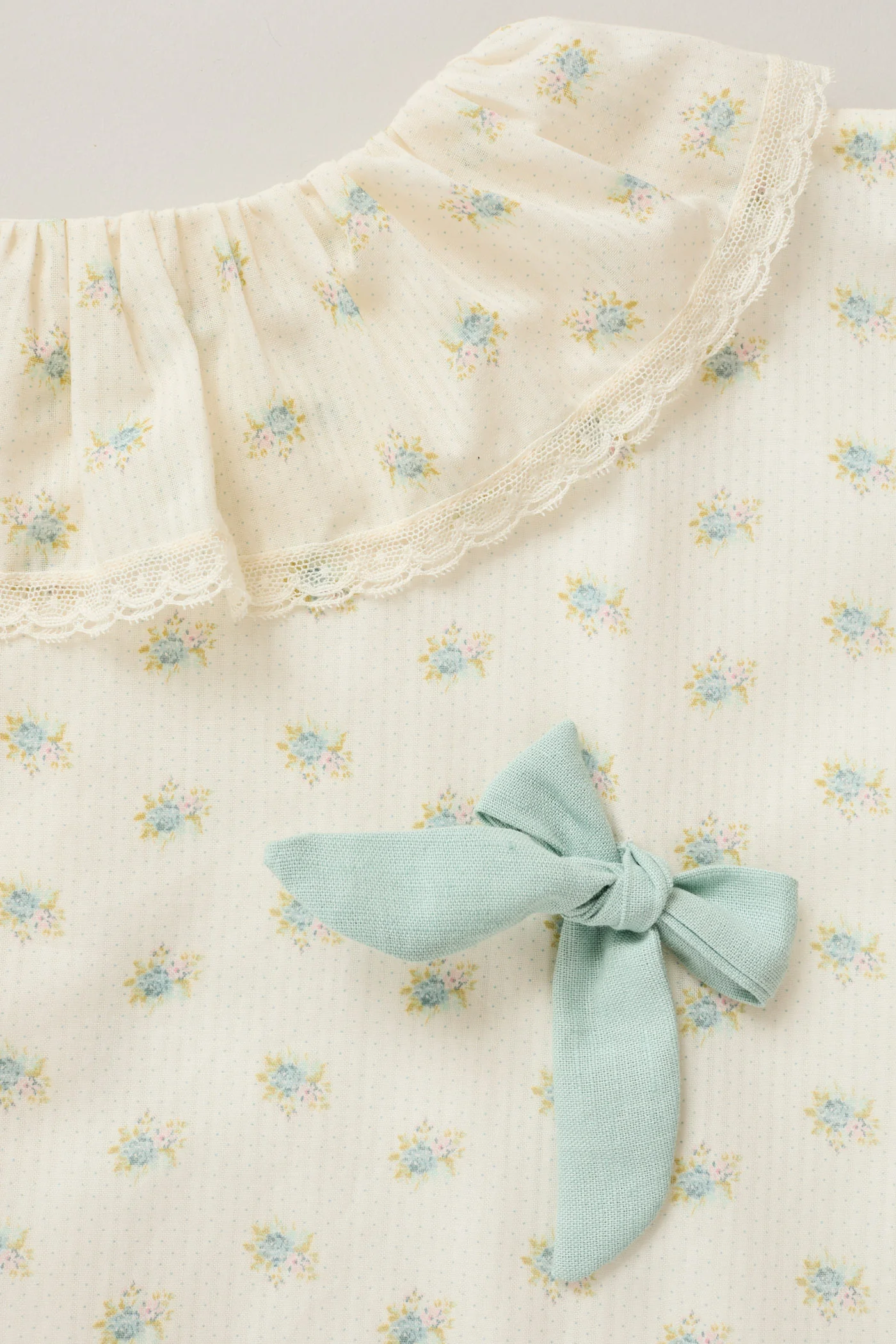 Pastry Dress Blue Spring Flowers - Image 3