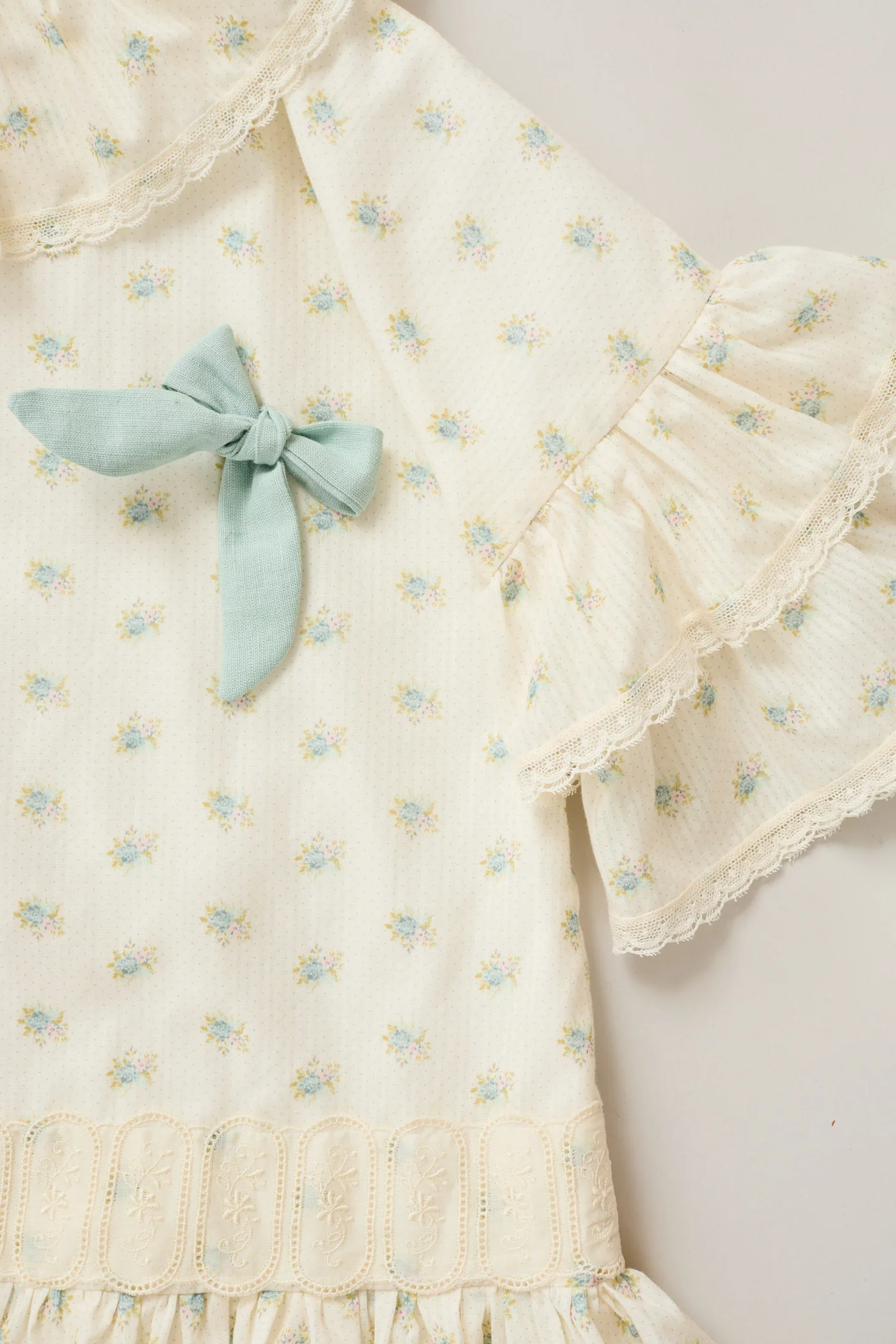 Pastry Dress Blue Spring Flowers - Image 5