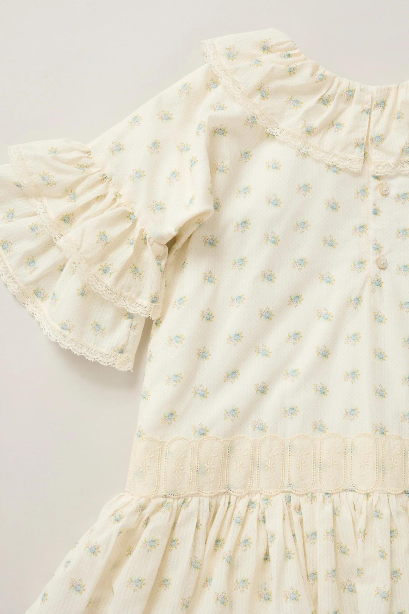 Pastry Dress Blue Spring Flowers - Image 9