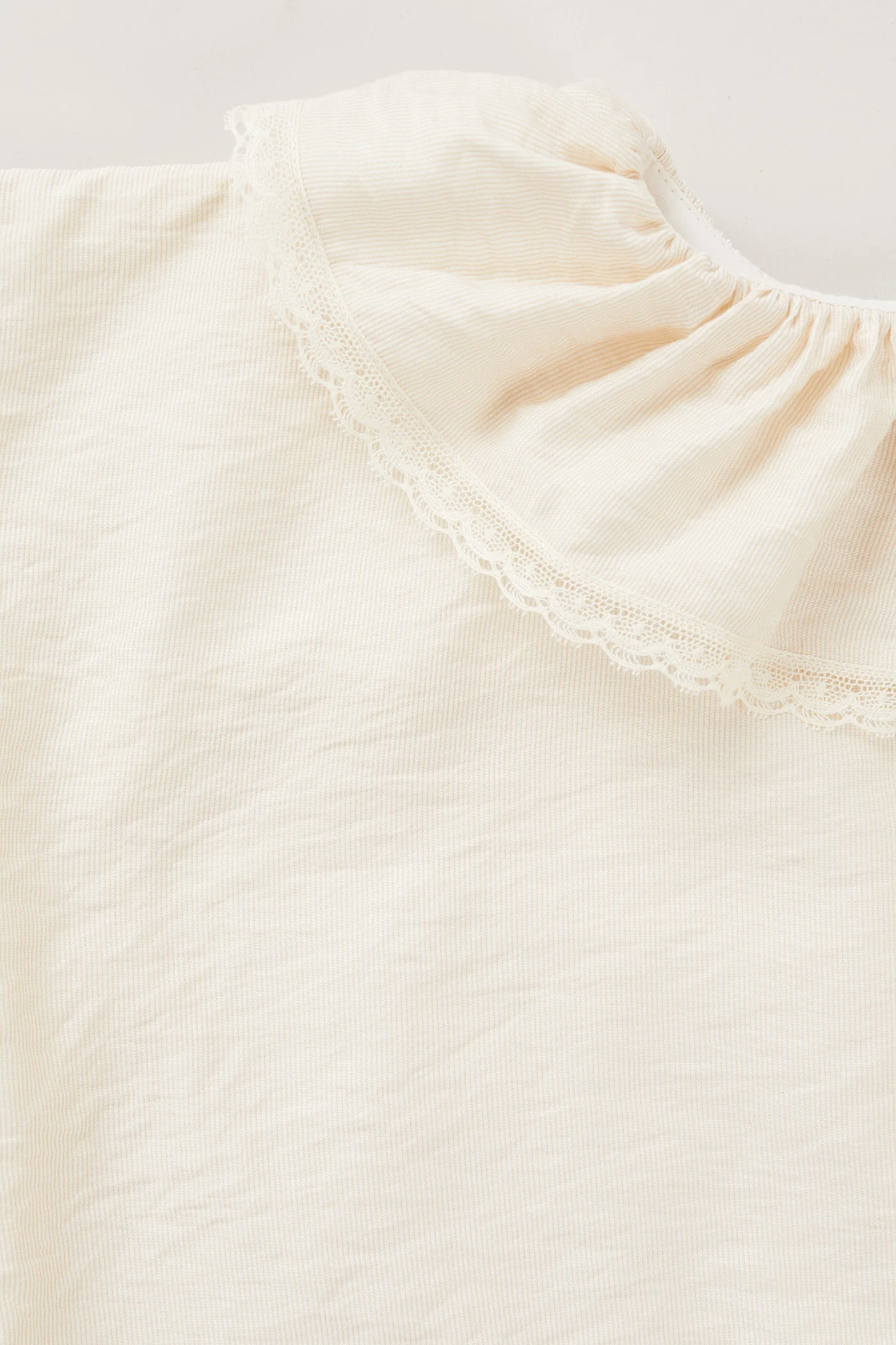 Pastry Dress in Beige Jacquard - Image 3