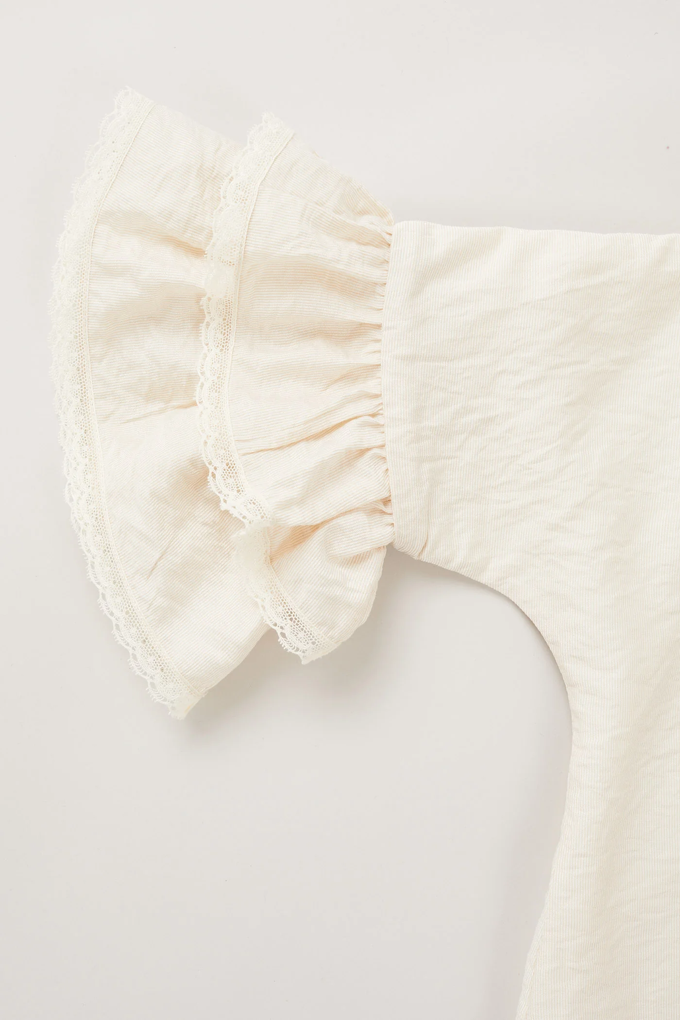 Pastry Dress in Beige Jacquard - Image 7