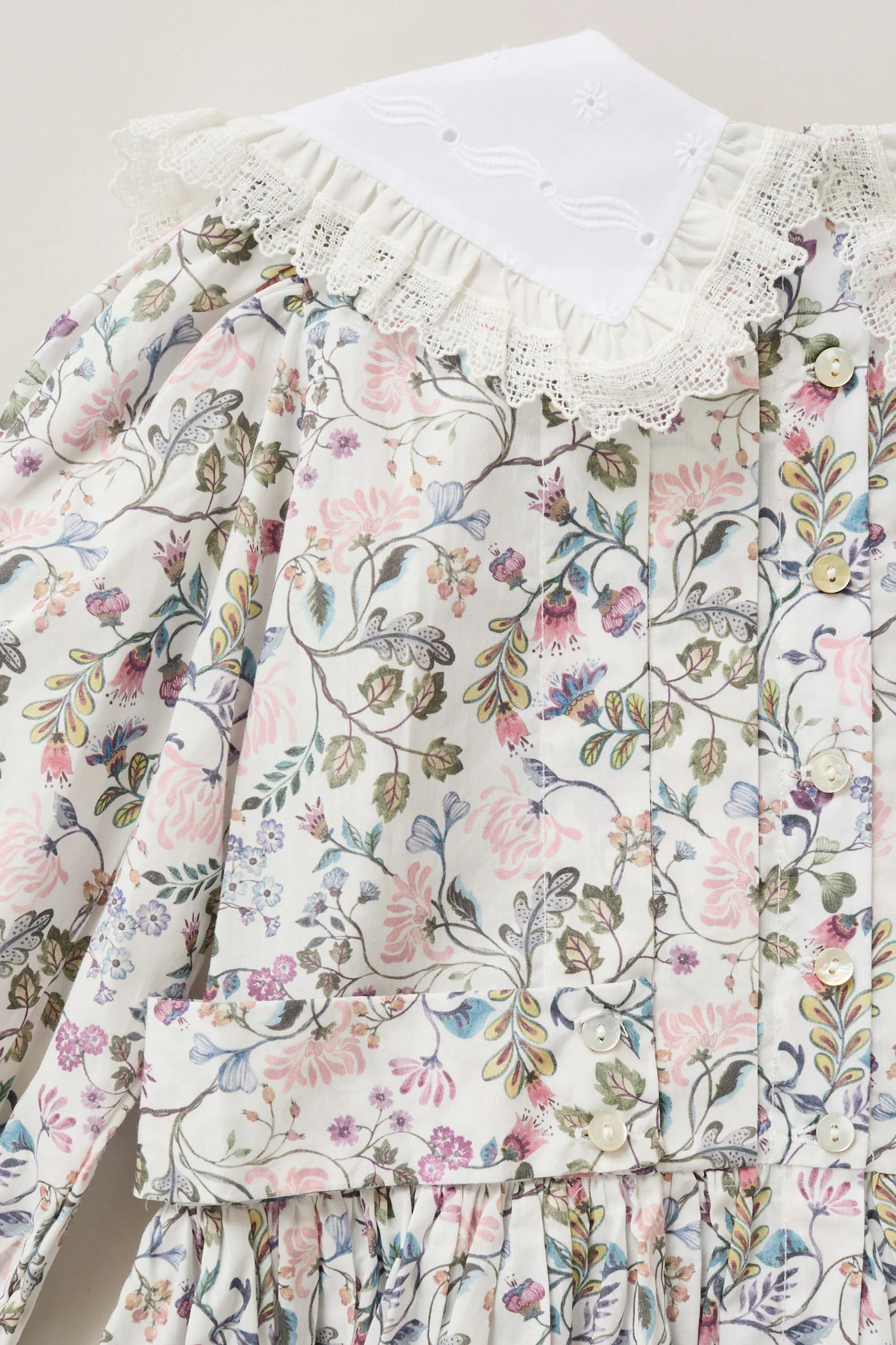 Piano Dress Lavender Lane Liberty Print - Image 6