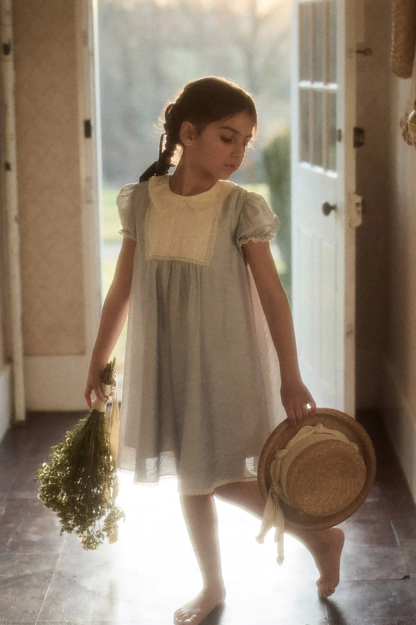 Seaside Pleated Dress