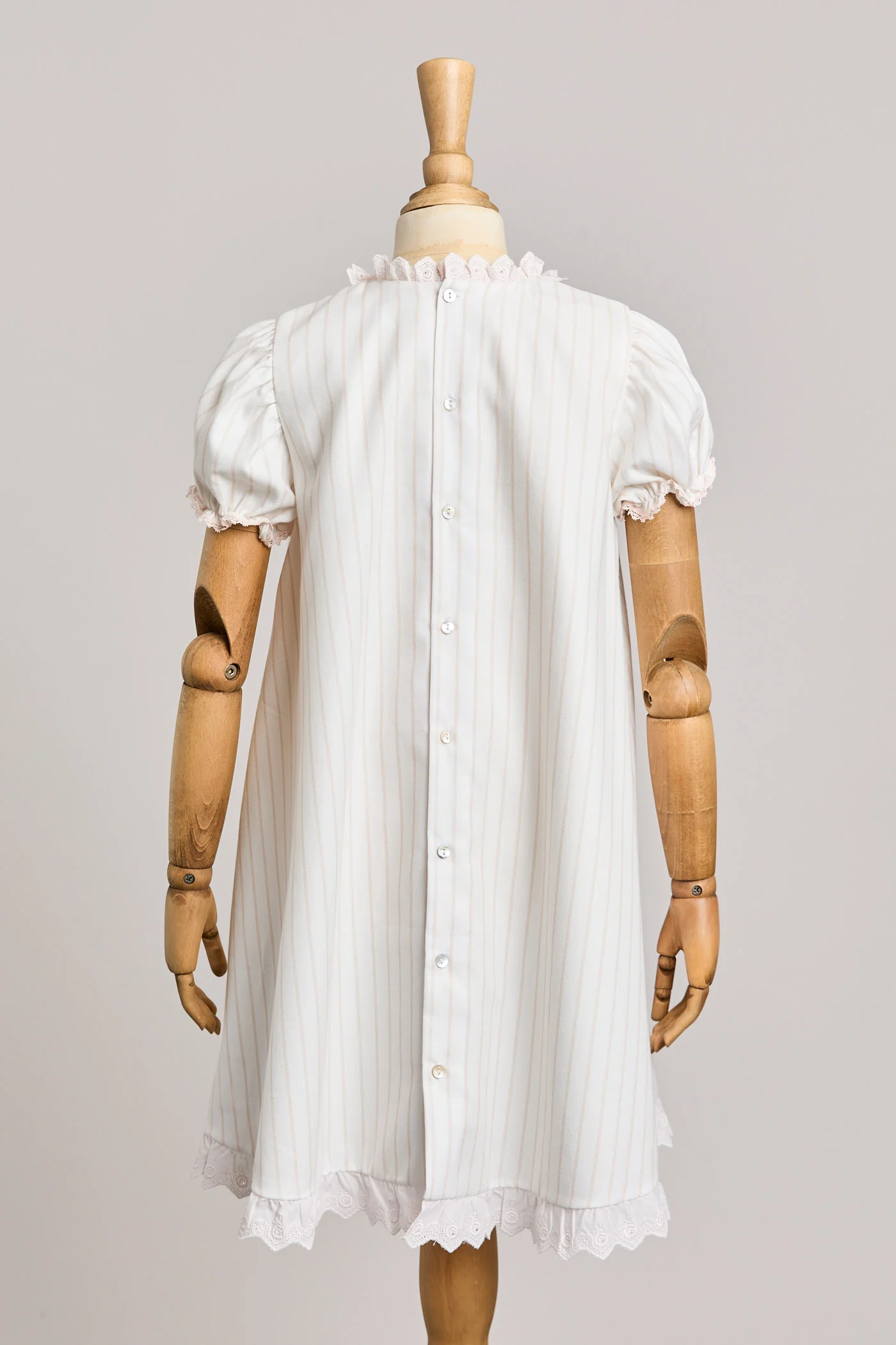 Pleated Dress Pink Marshmallow - Image 4