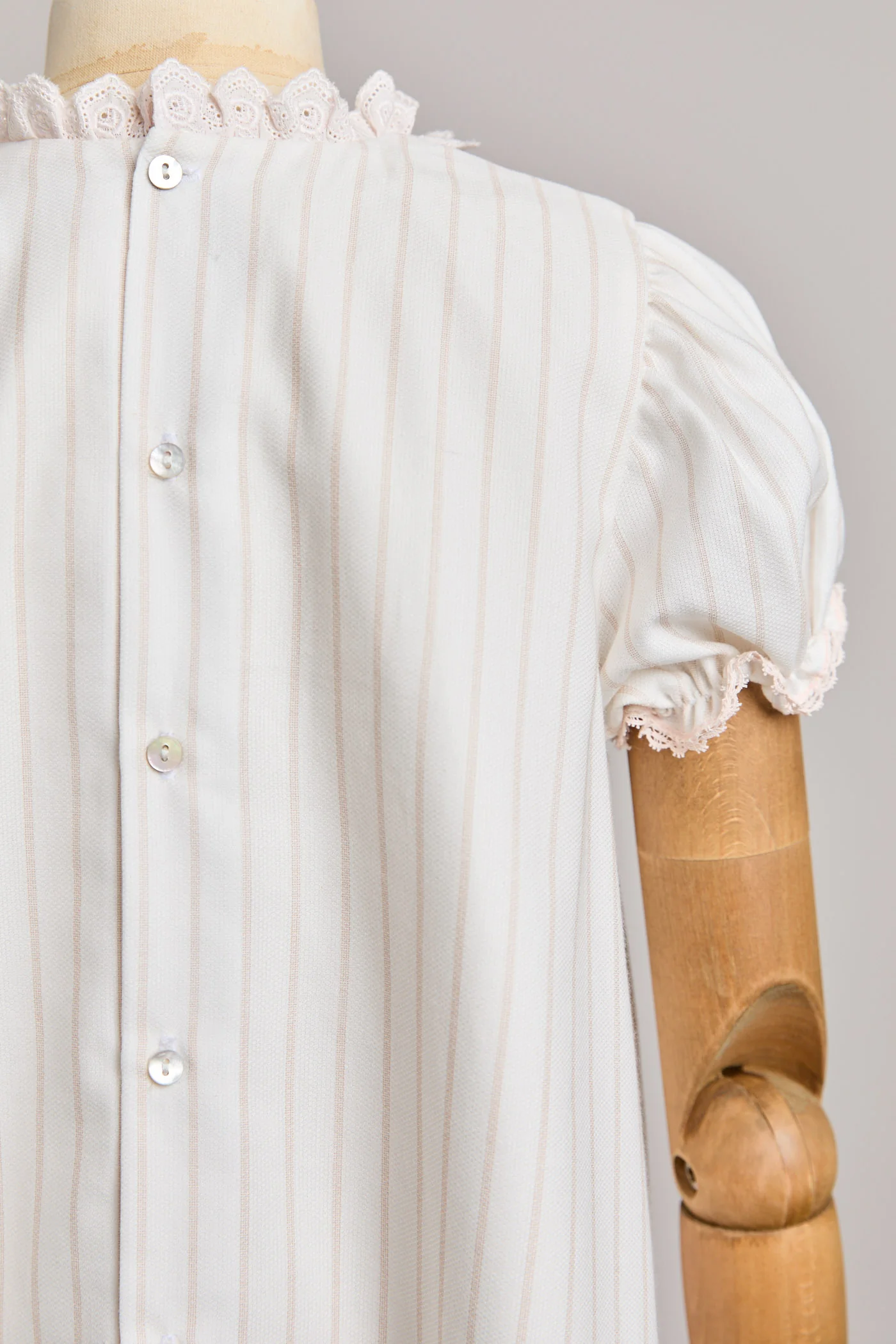 Pleated Dress Pink Marshmallow - Image 9