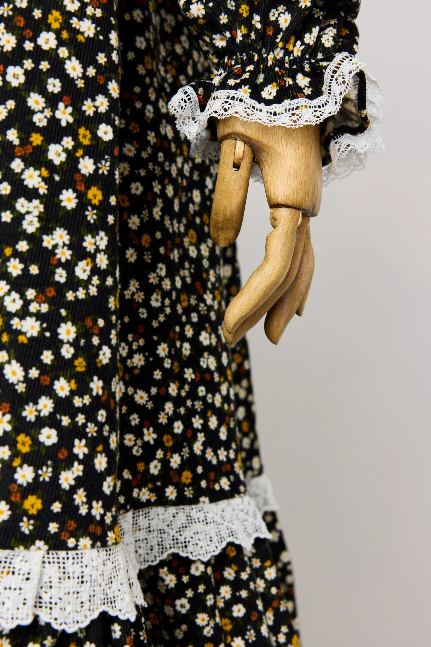 Plum Dress in Winter Blossom BabyCord - Image 5