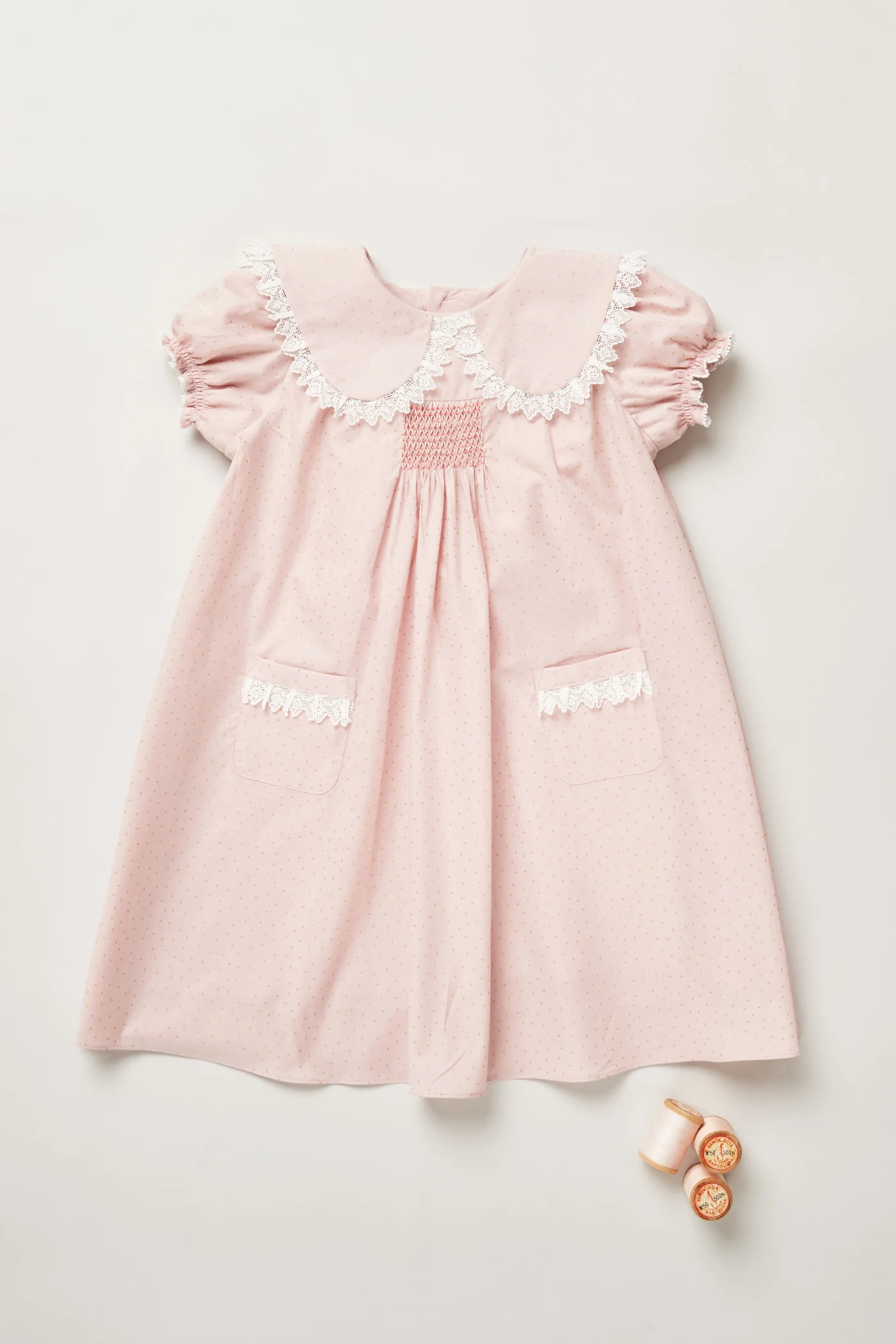 Popcorn Dress in Dusty Pink