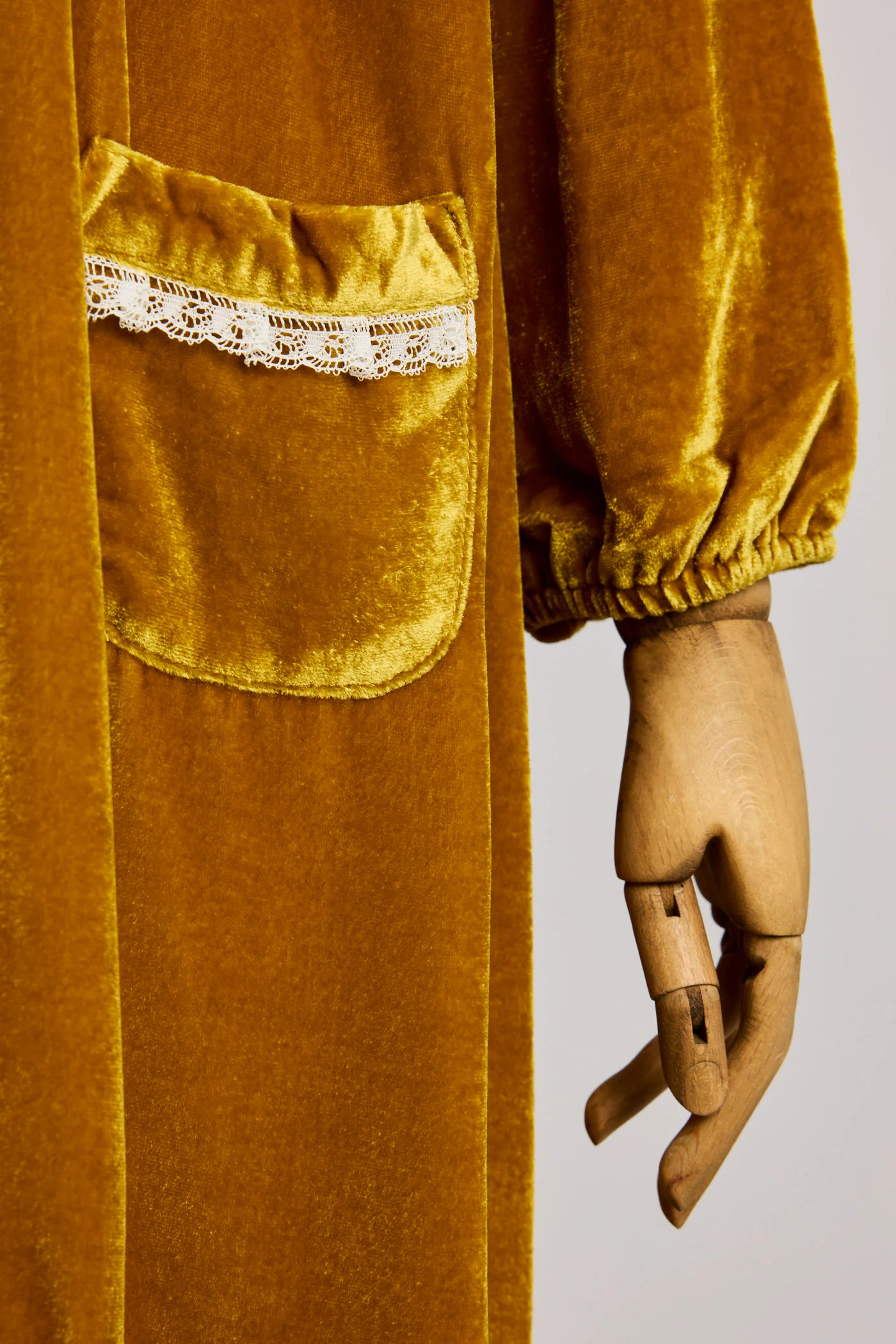Popcorn Dress - Ochre Velvet - Image 5