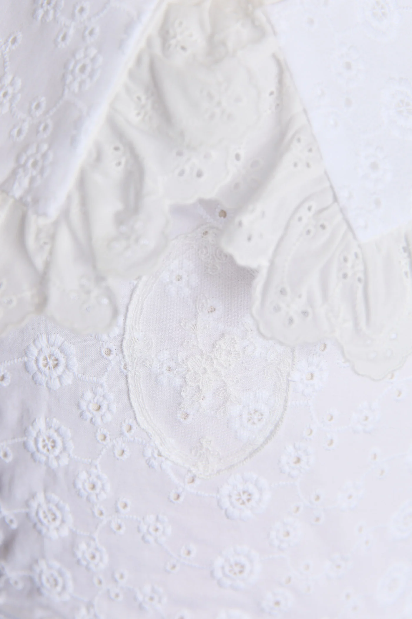 Queen Dress in White Broderie Anglaise - Image 10