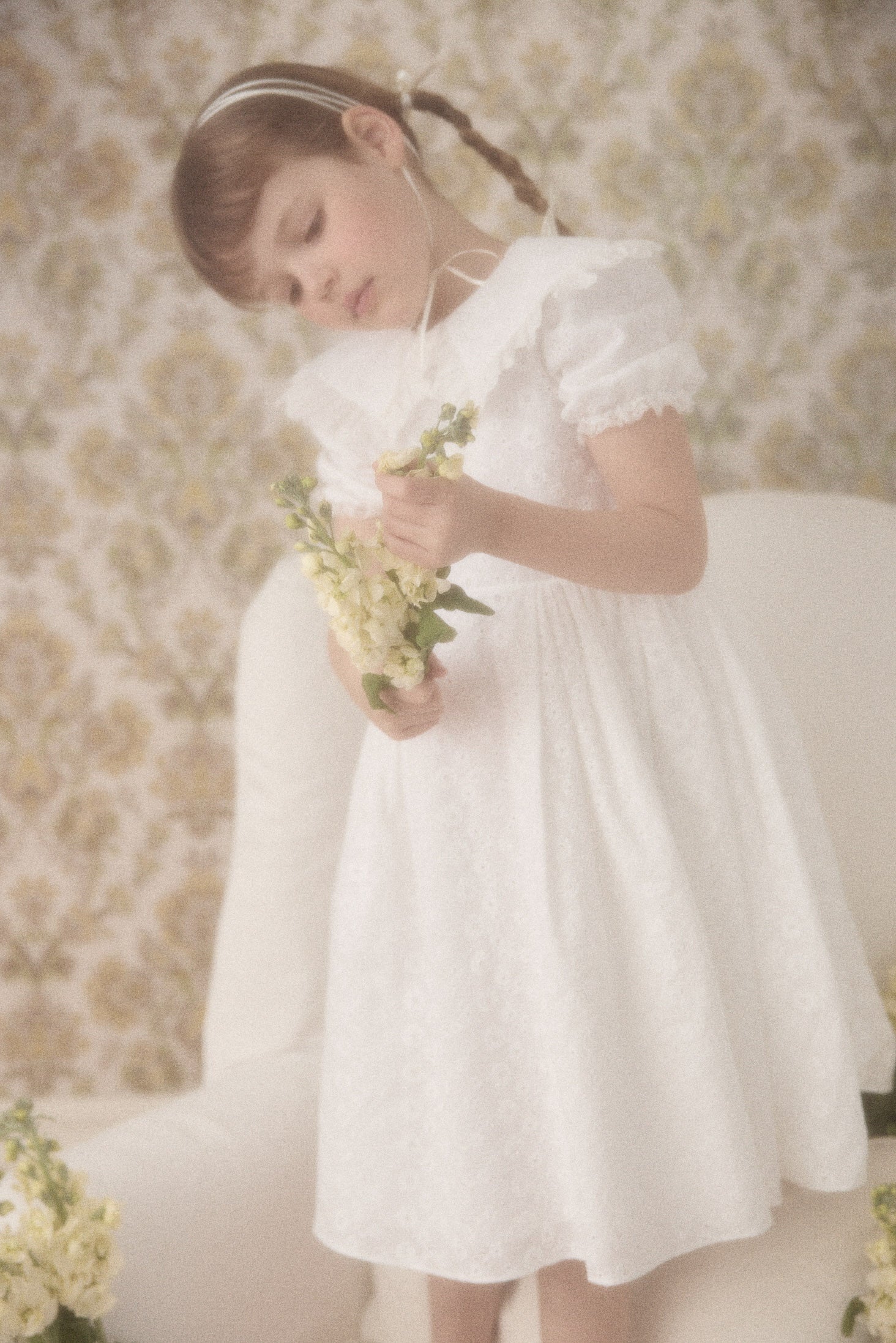 Queen Dress in White Broderie Anglaise - Image 17