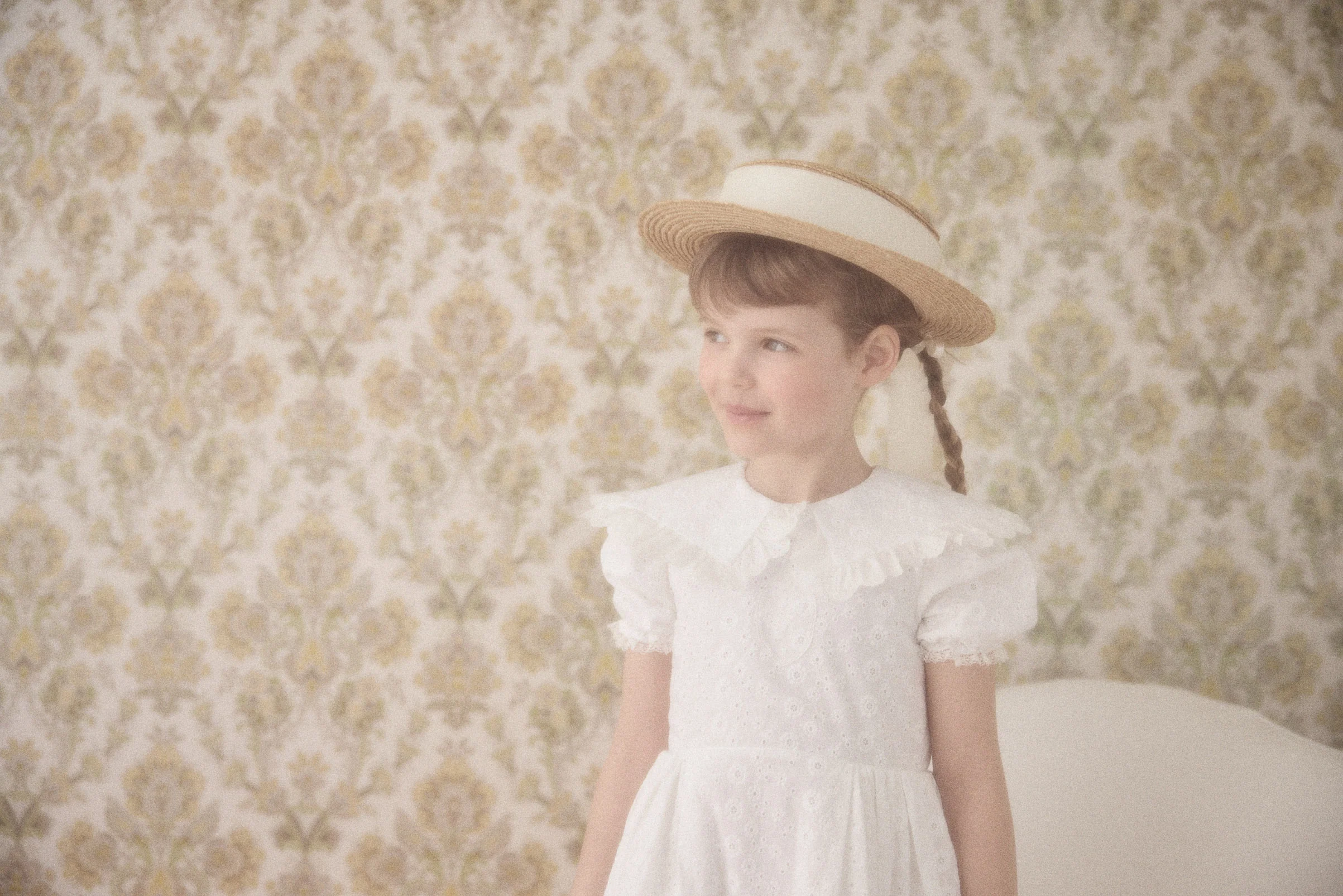 Queen Dress in White Broderie Anglaise - Image 23