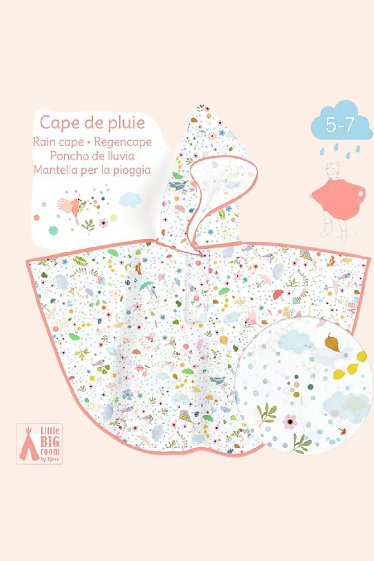 Djeco - Rain Cape, Lightness