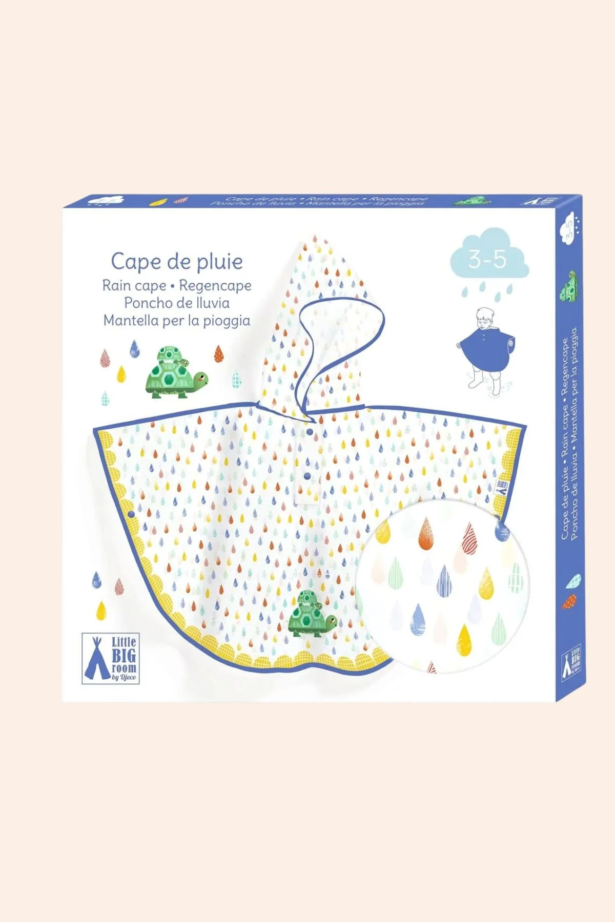 Djeco - Rain Cape, Turtle - Image 2