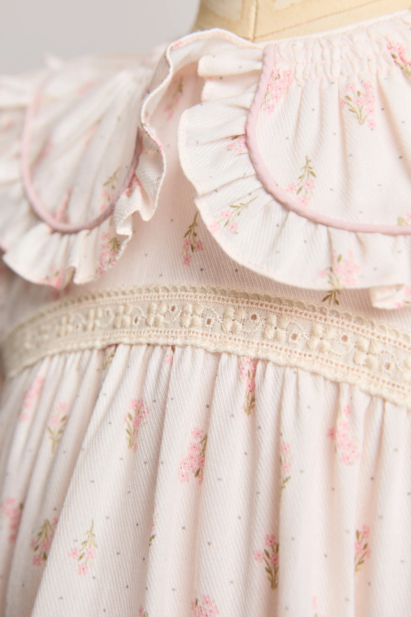 Raspberry Dress Short Sleeve - Pink Daisies - Image 10
